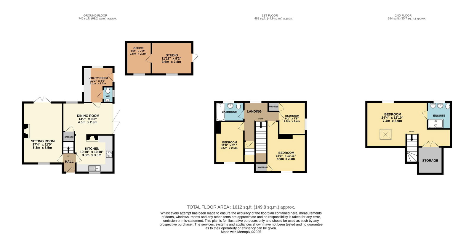 7, Knights Hill, Worcester floorplan