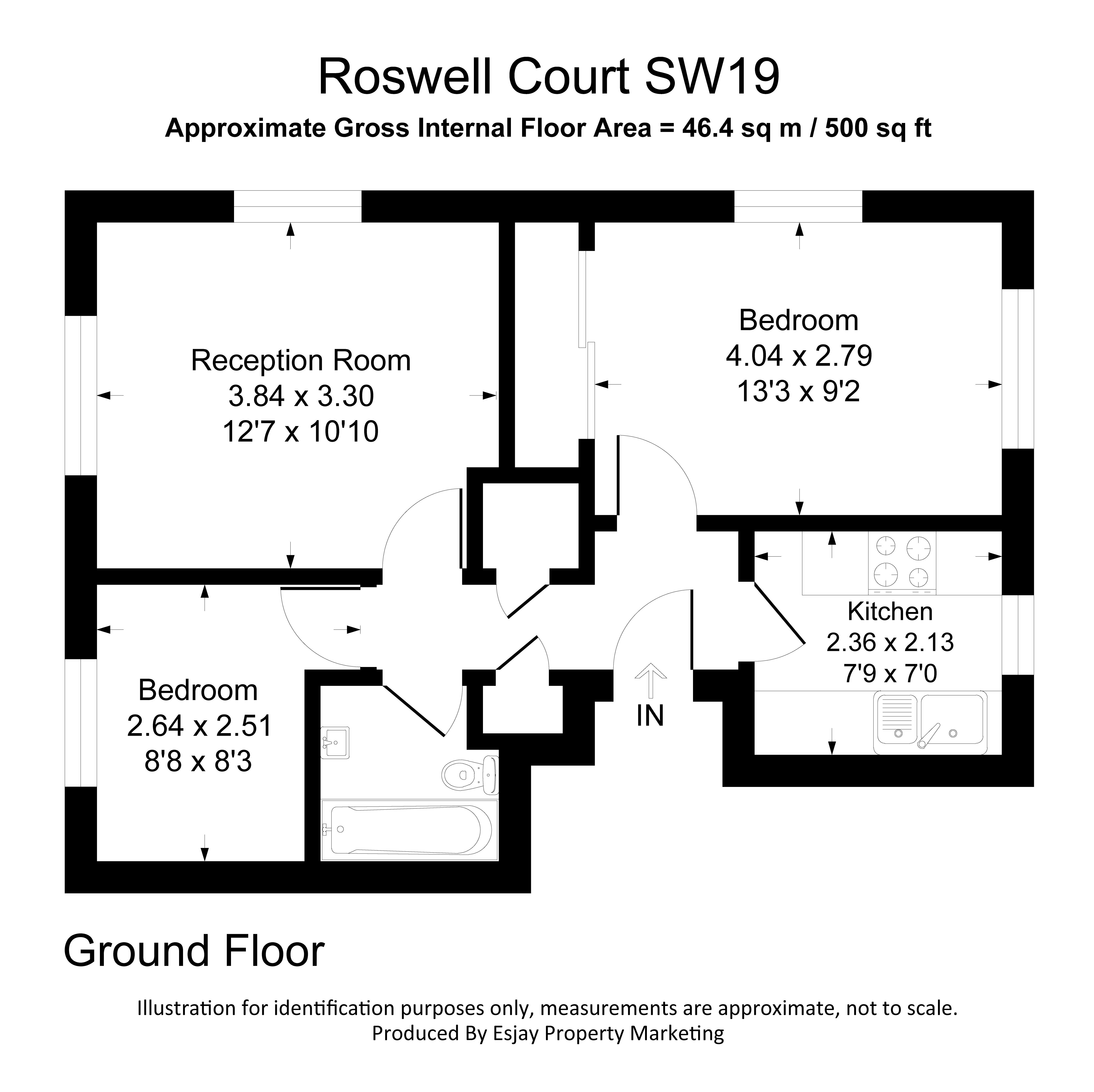 Rosewall Court, 2 Cromwell Road, London, SW19 floorplan