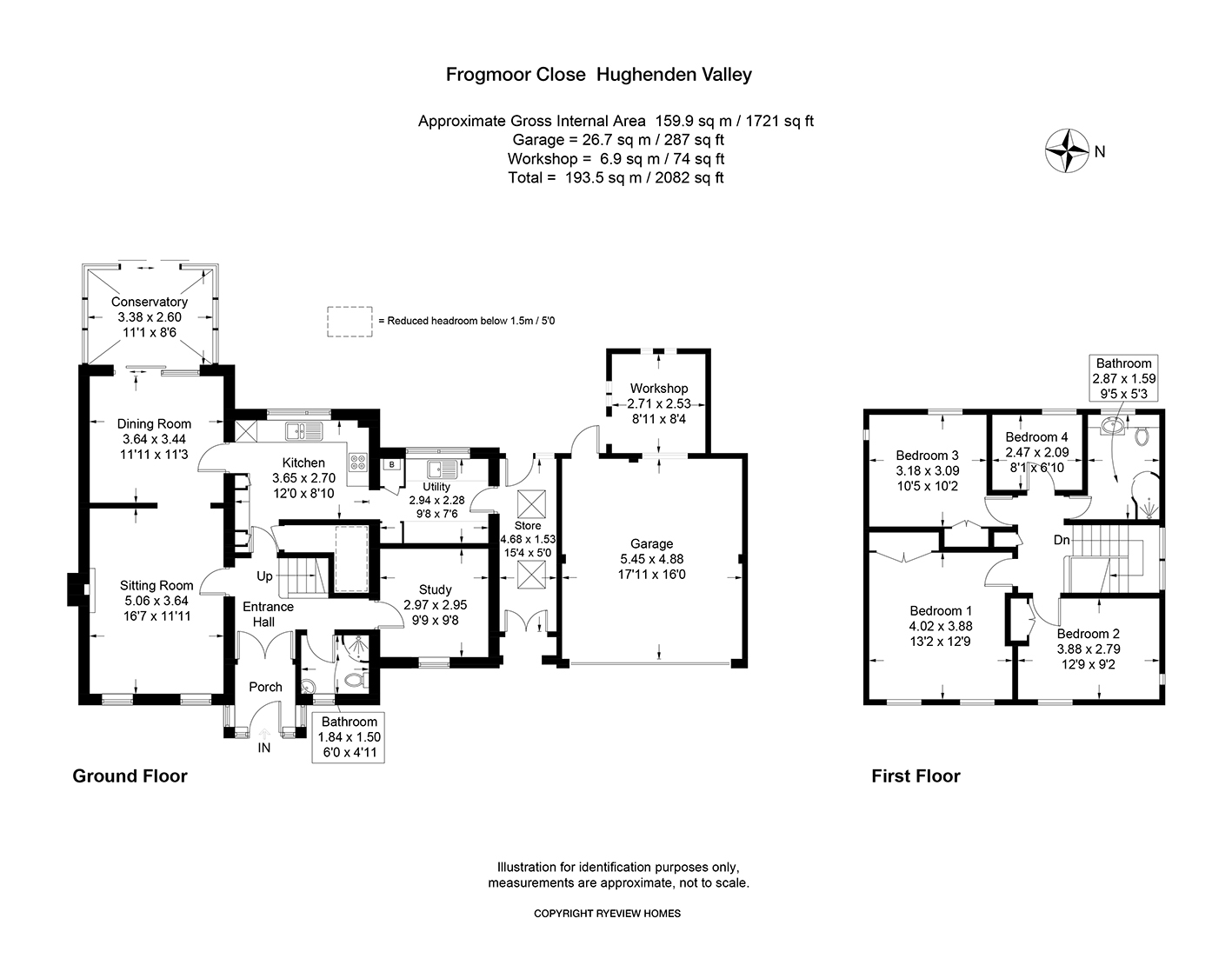 4 Bedrooms  for sale in Frogmore Close, Hughenden Valley, High Wycombe HP14