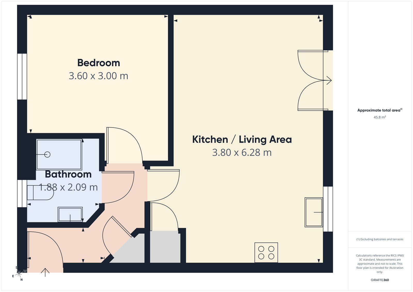 Flat 6, 30, Malago Drive, Bristol floorplan