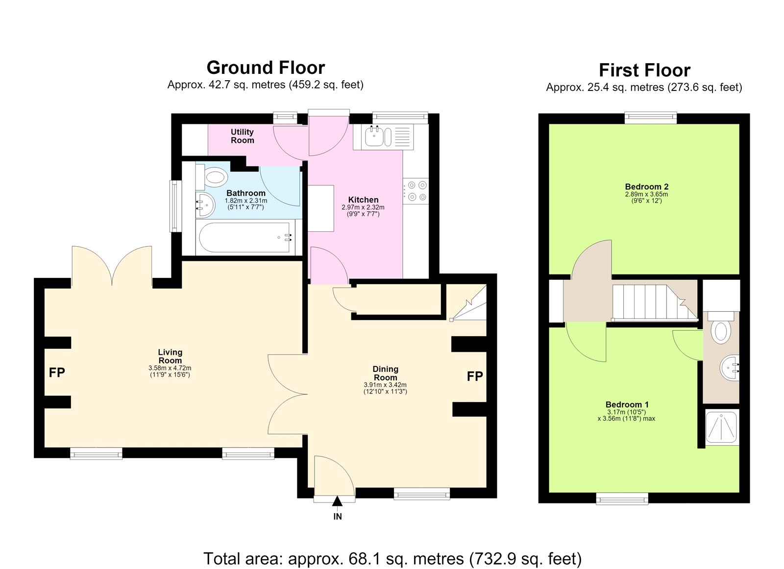 Jasmine Cottage, 94, Flaunden, Hertfordshire floorplan