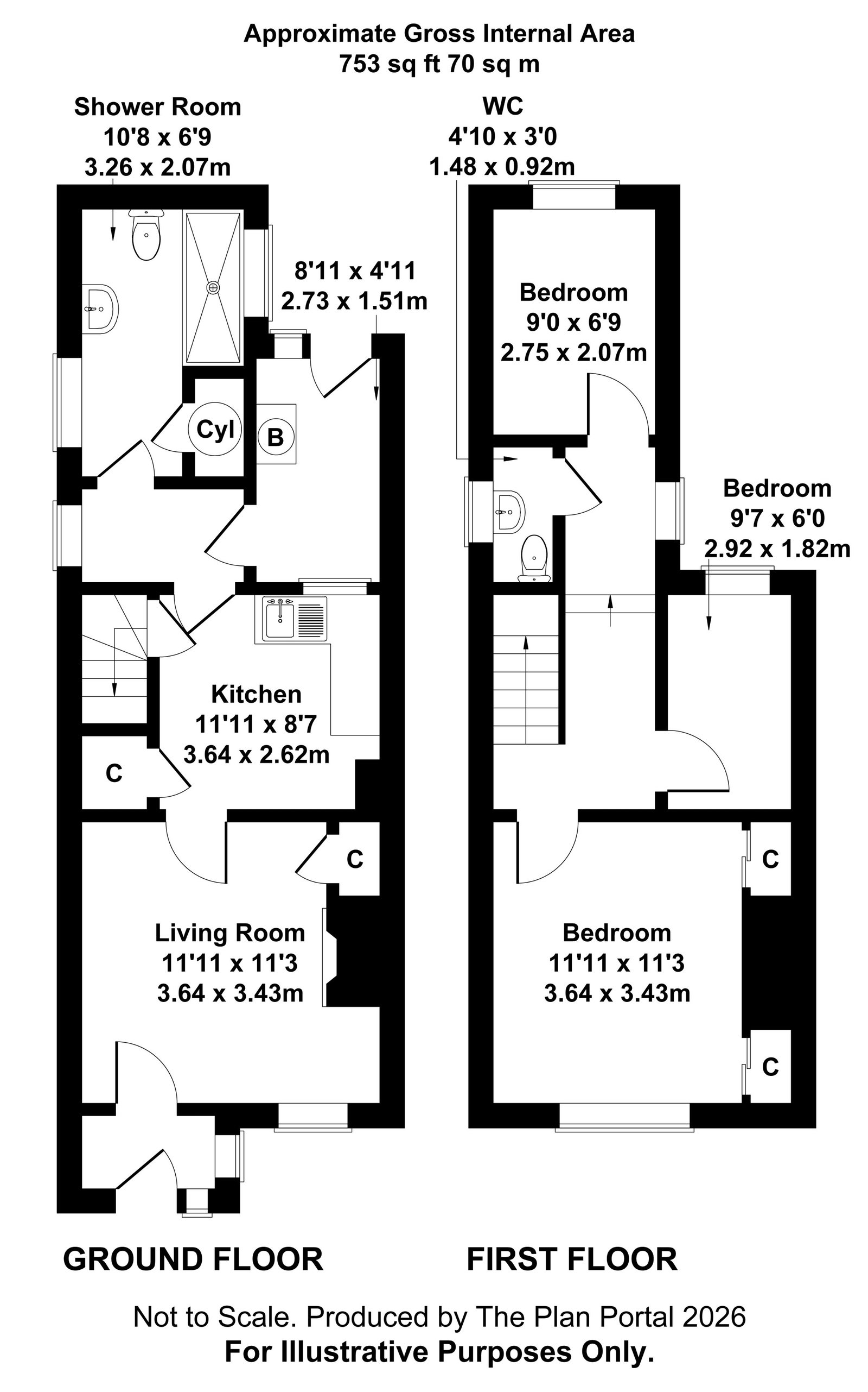 119, Quemerford, Calne floorplan
