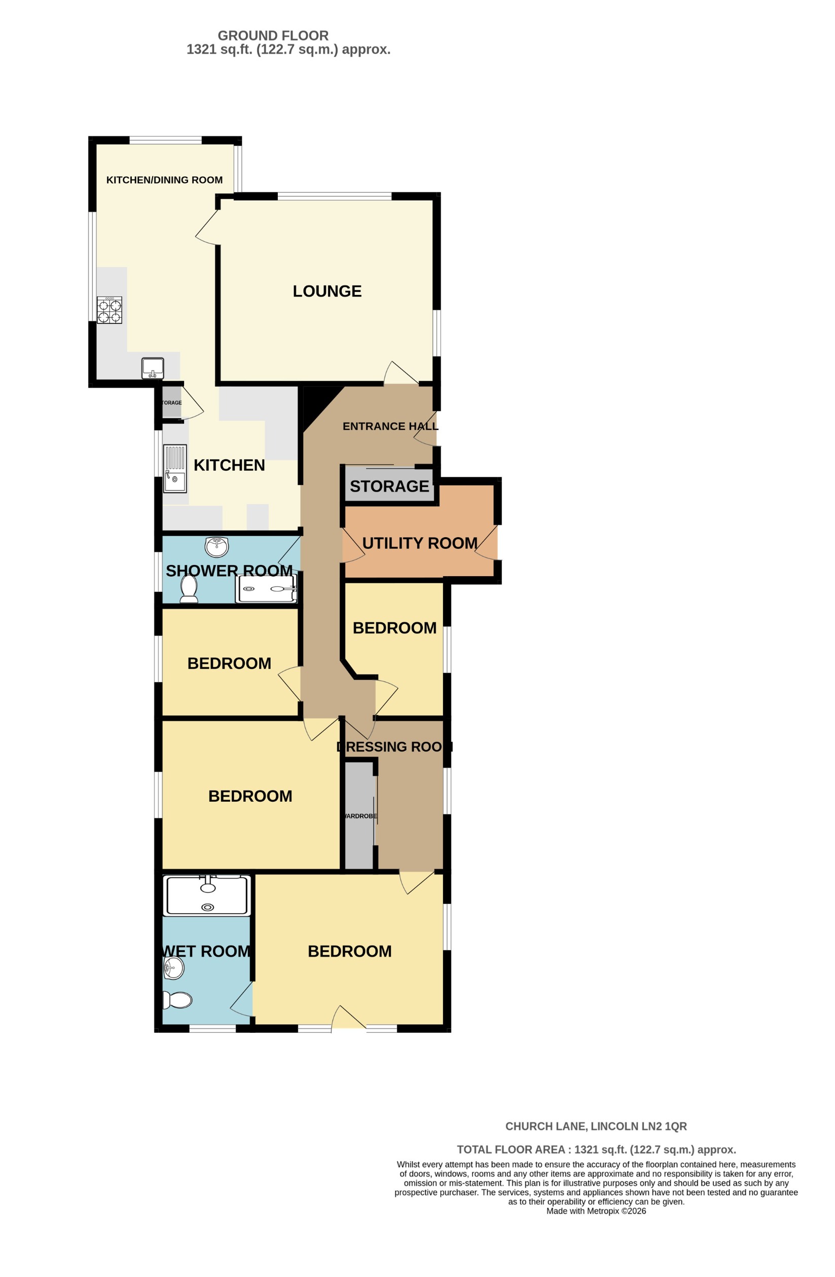 Greenleaves, Church Lane, Lincoln floorplan