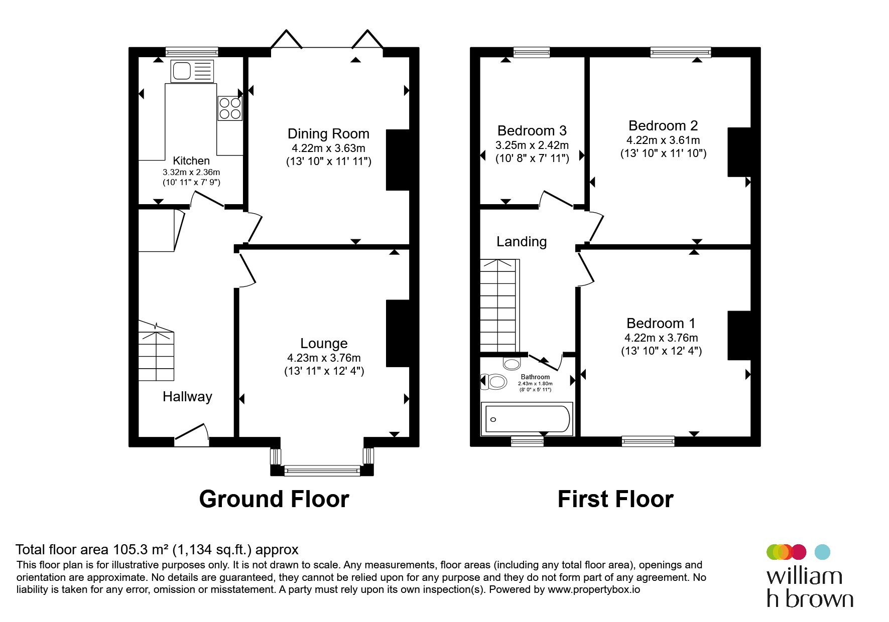 47, St. Johns Road, CHESTERFIELD floorplan