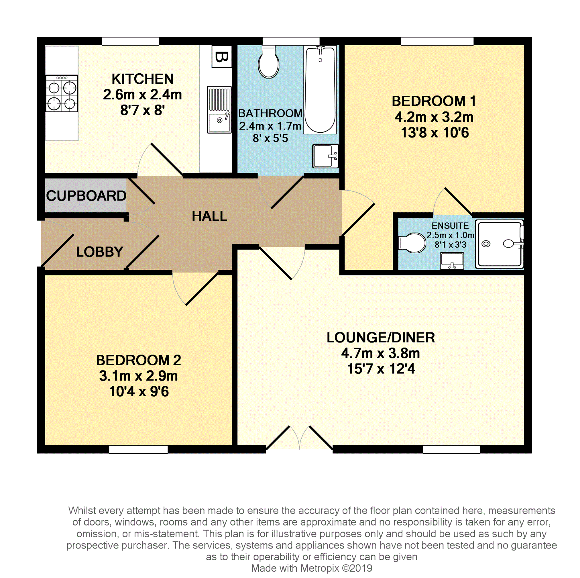 2 Bedrooms Flat for sale in Jacobs Close, Great Cornard, Sudbury CO10