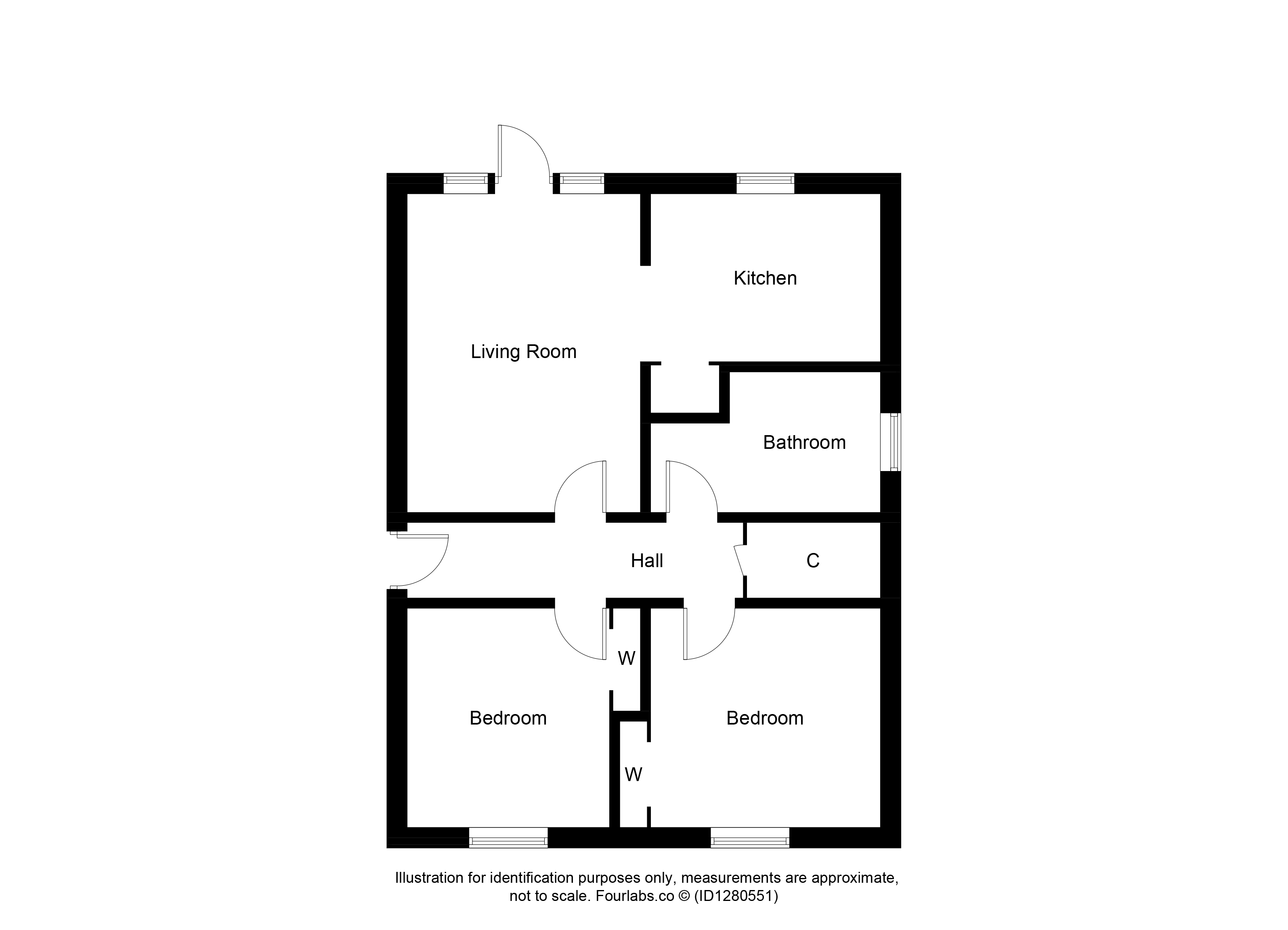 9, Moravia Apartments, Elgin floorplan