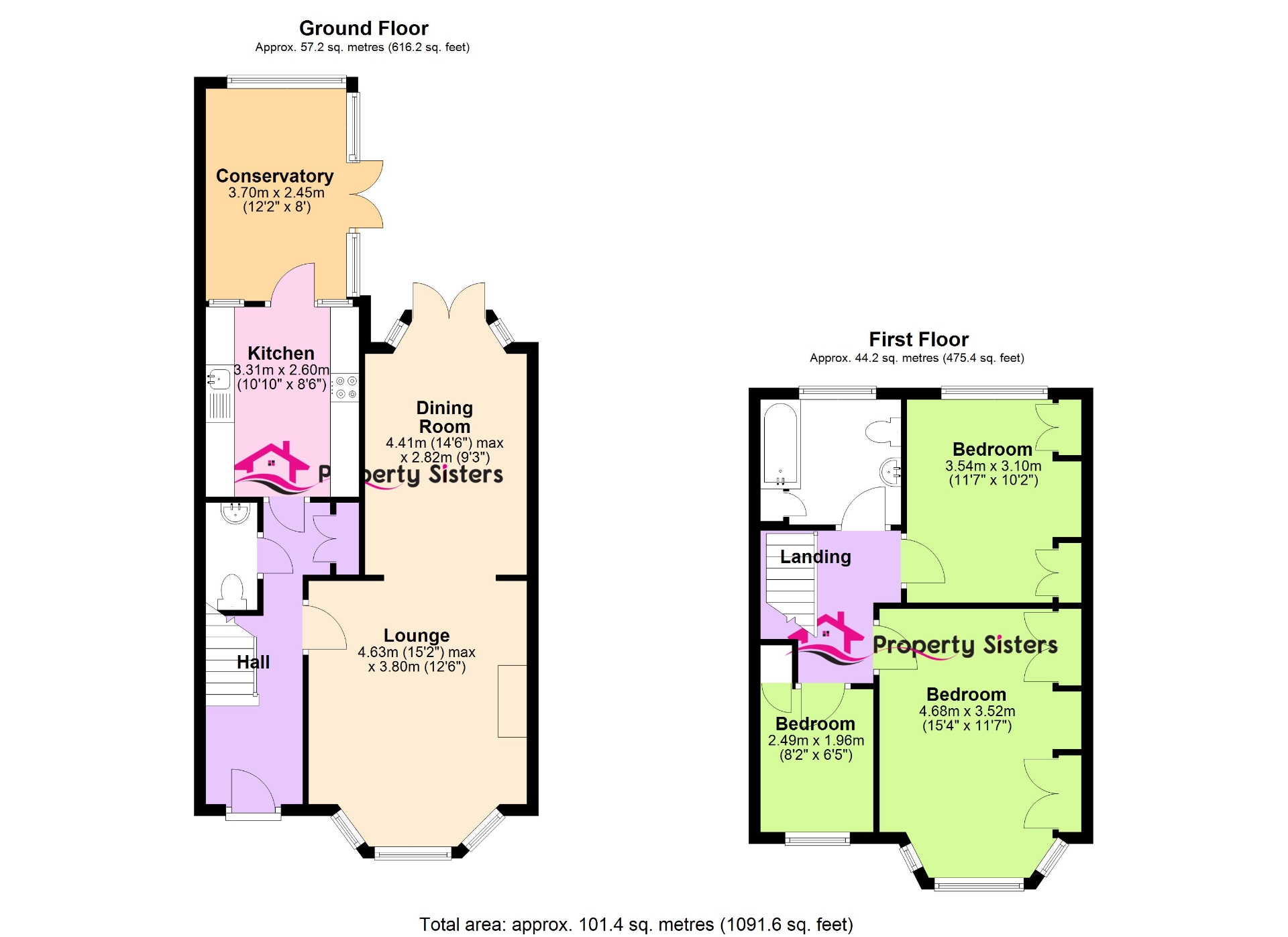 10, Shakespeare Road, London floorplan