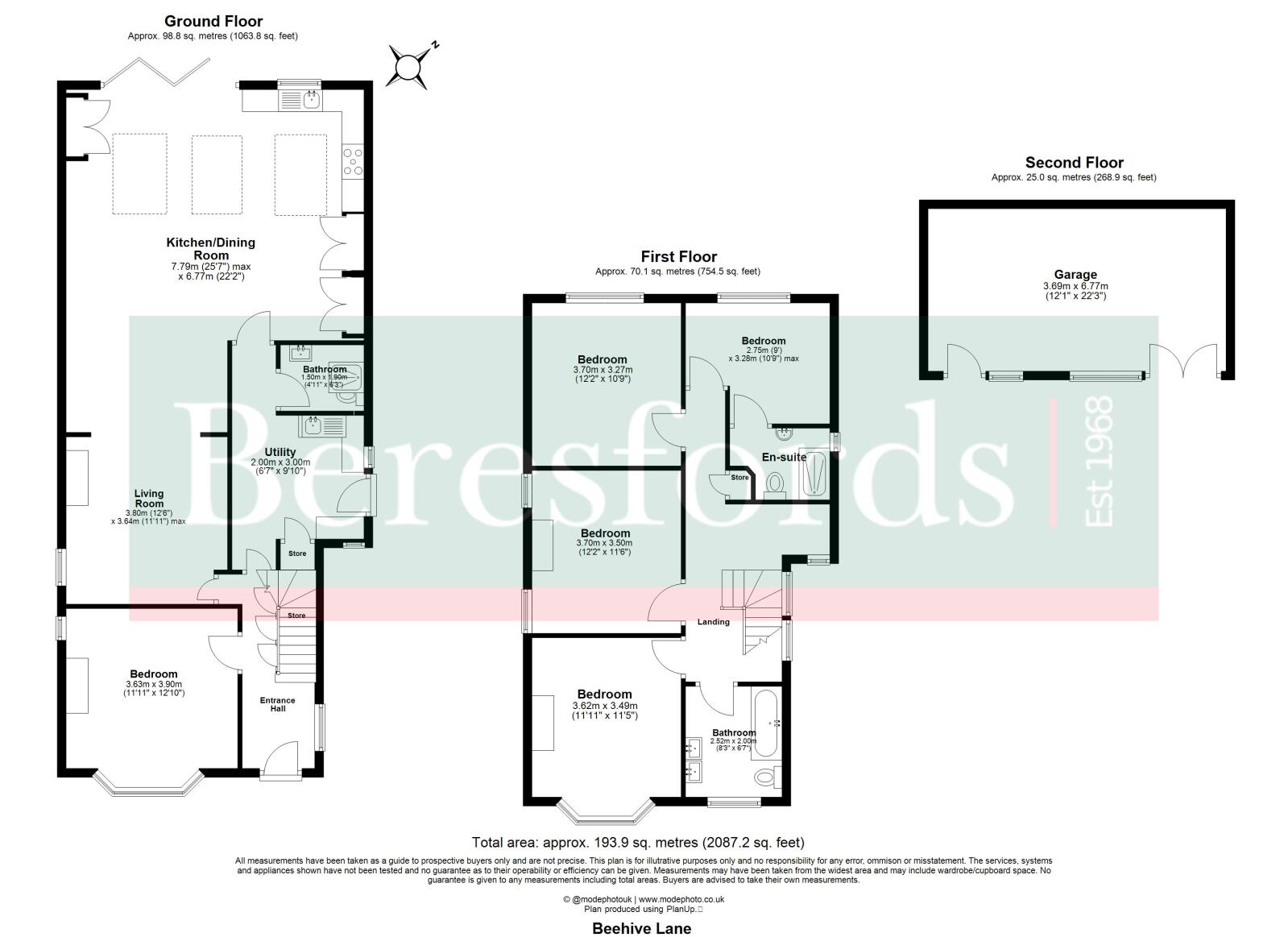 140, Beehive Lane, Essex floorplan