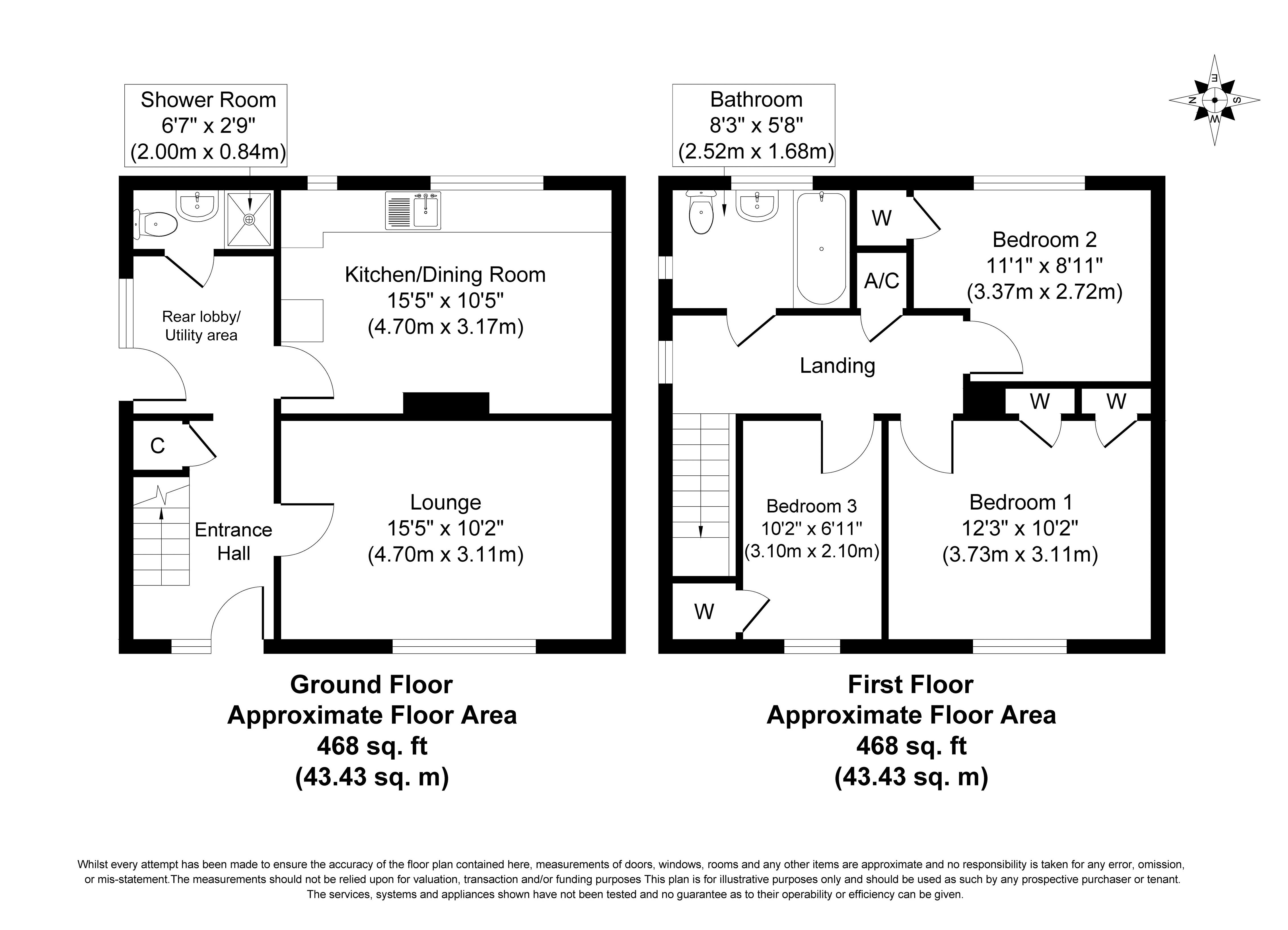 13, Bensley Road, Great Yarmouth floorplan