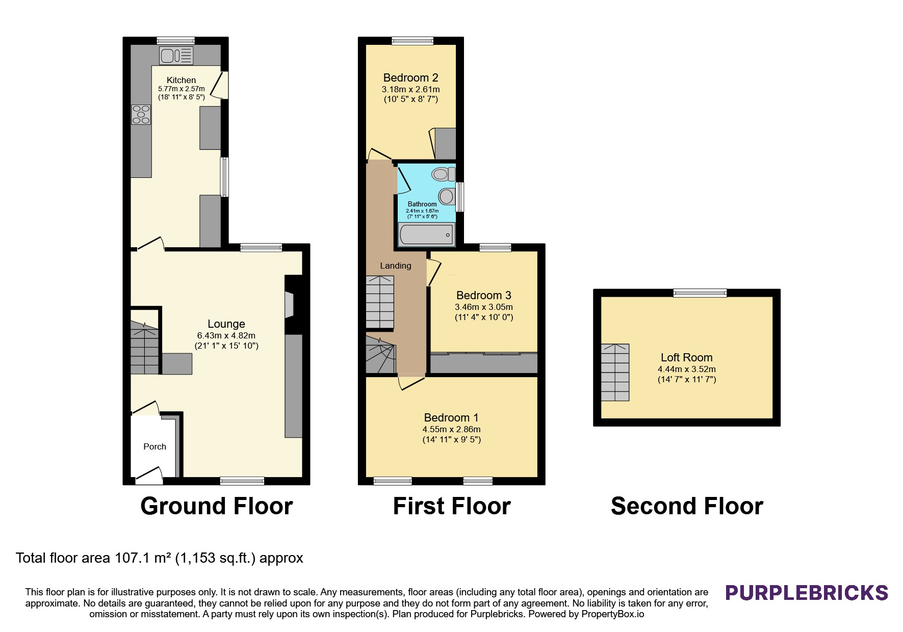 206, Middle Road, Swansea floorplan