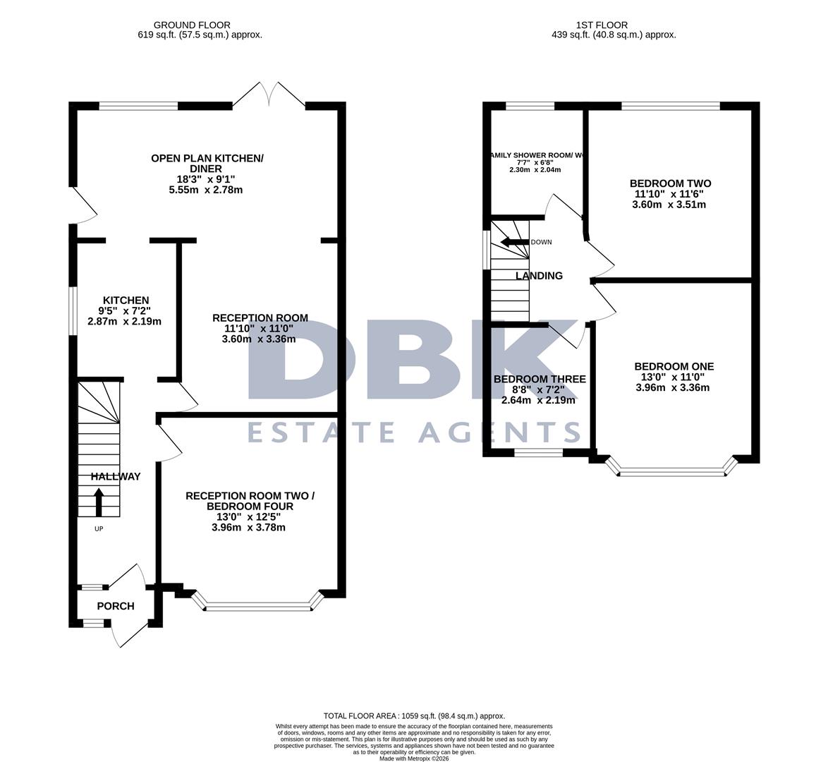 38, Hogarth Gardens, Hounslow floorplan