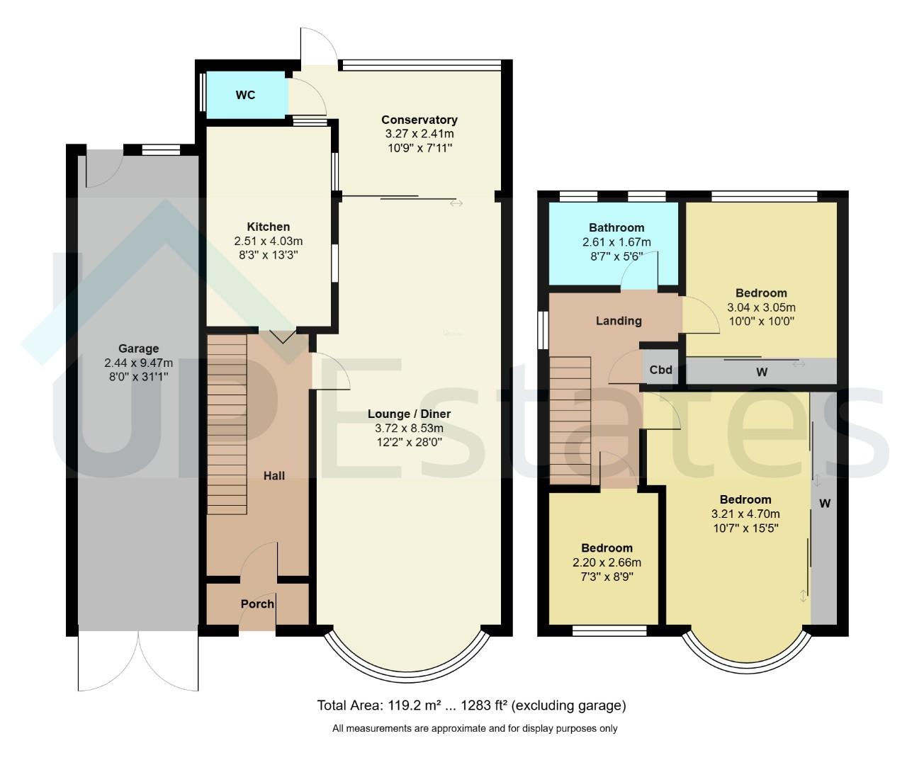 19, Worsfold Close, Coventry floorplan