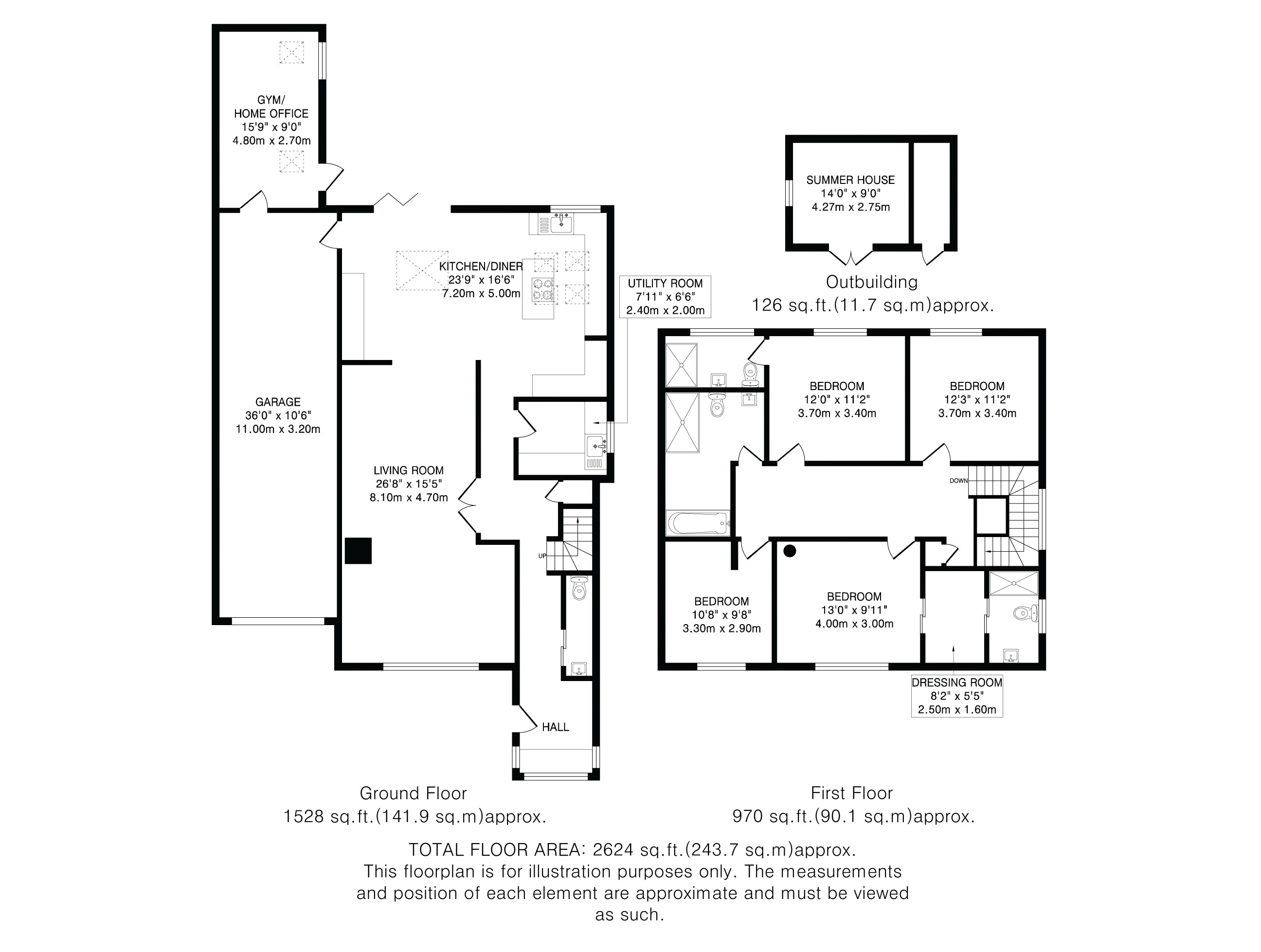 Payne End, Buntingford floorplan