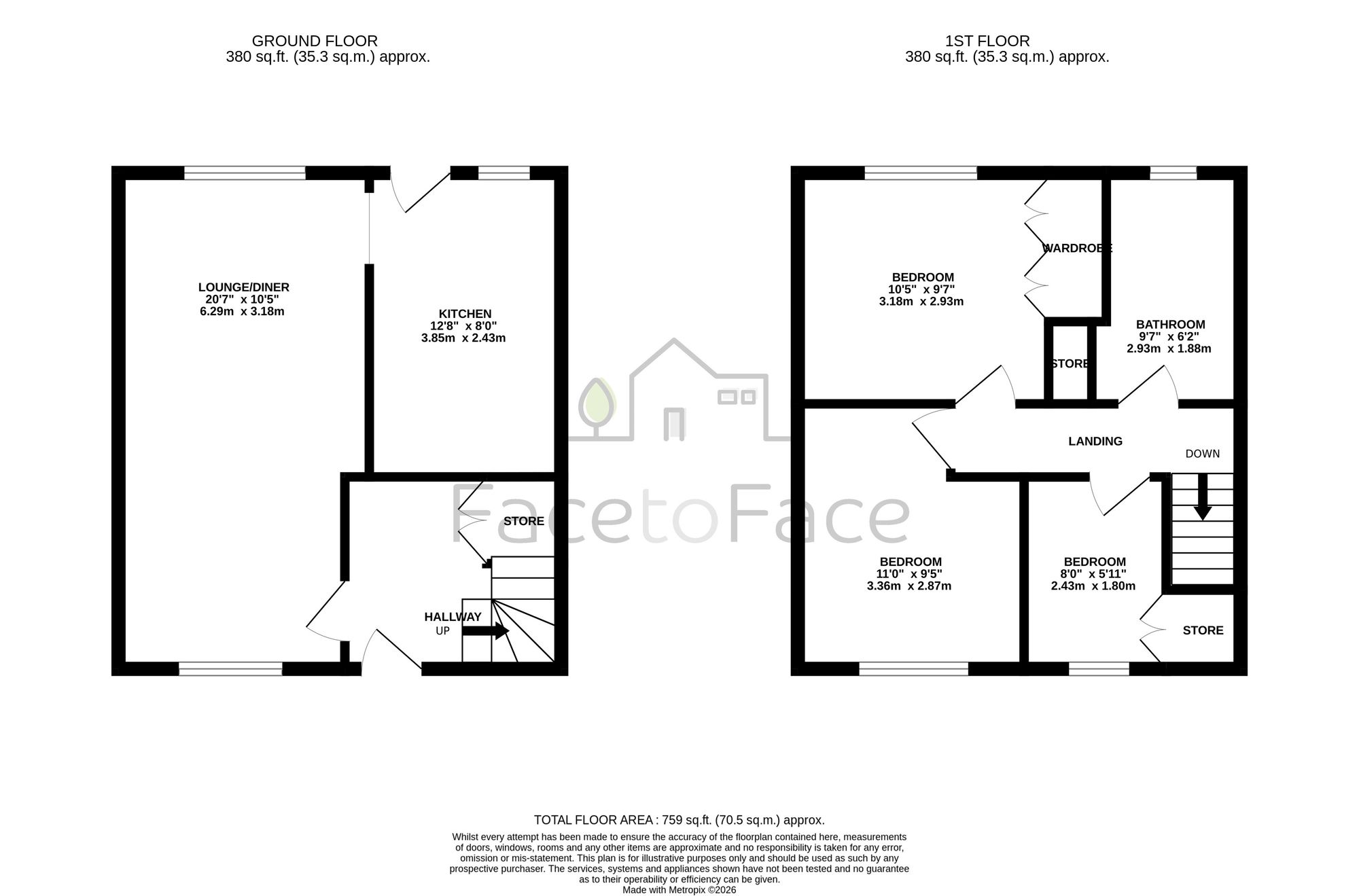 3 Raleigh Gardens, Littleborough floorplan