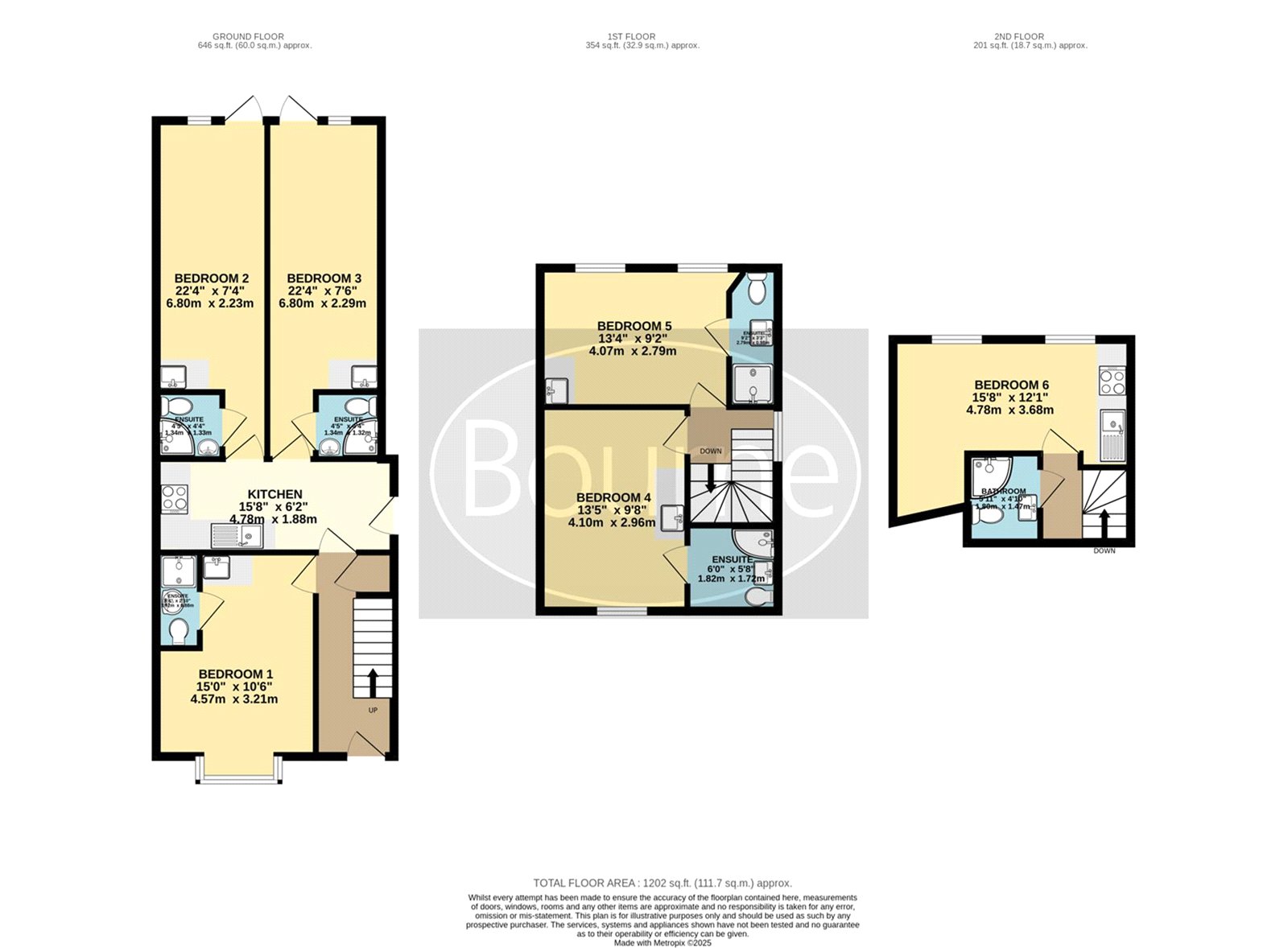 Room 6, 103, Raymond Crescent, Guildford floorplan
