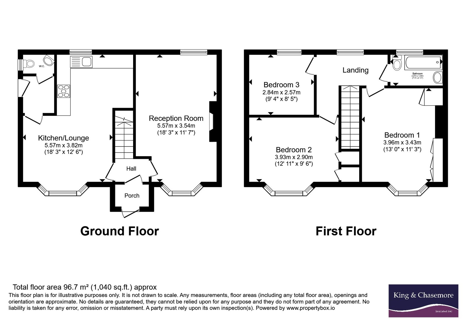 255, Elm Grove, East Sussex floorplan