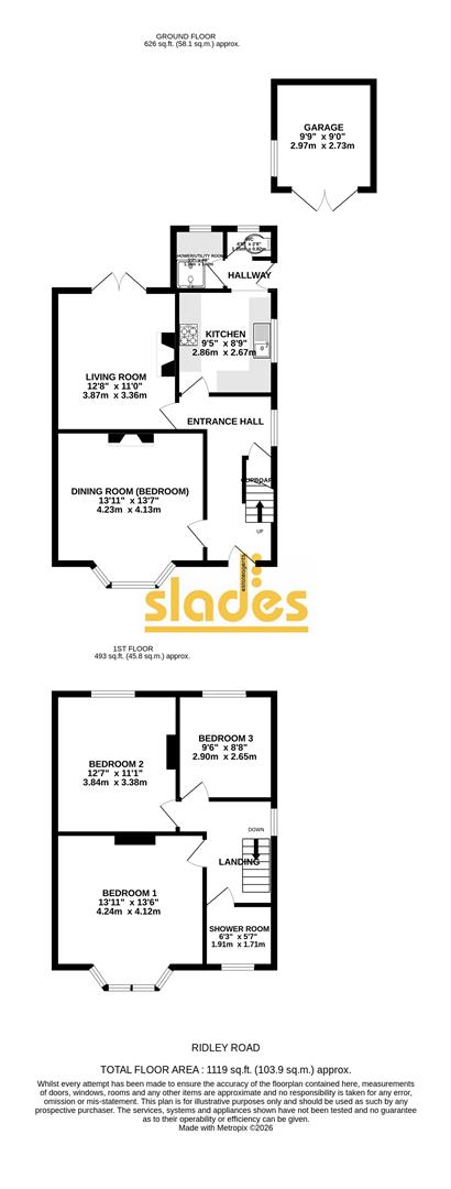 4A, Ridley Road, Bournemouth floorplan