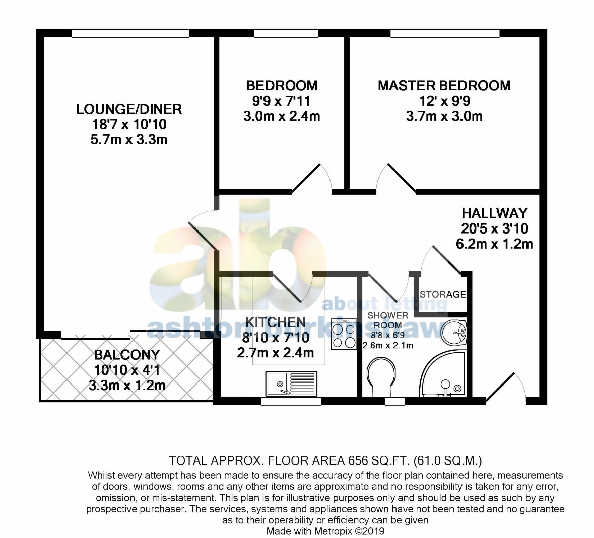 Flat 70, Crowborough floorplan