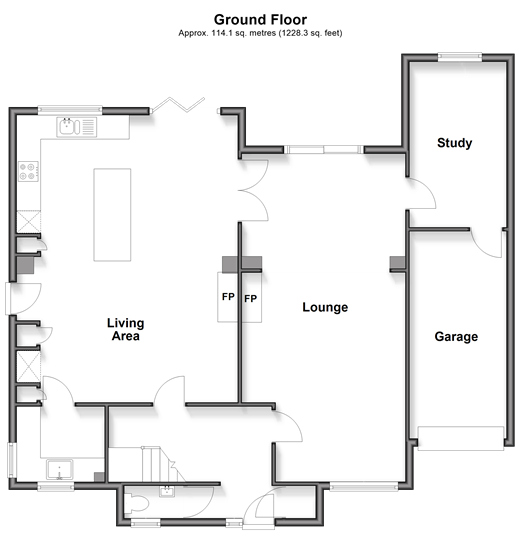 Stuart Way, East Grinstead floorplan