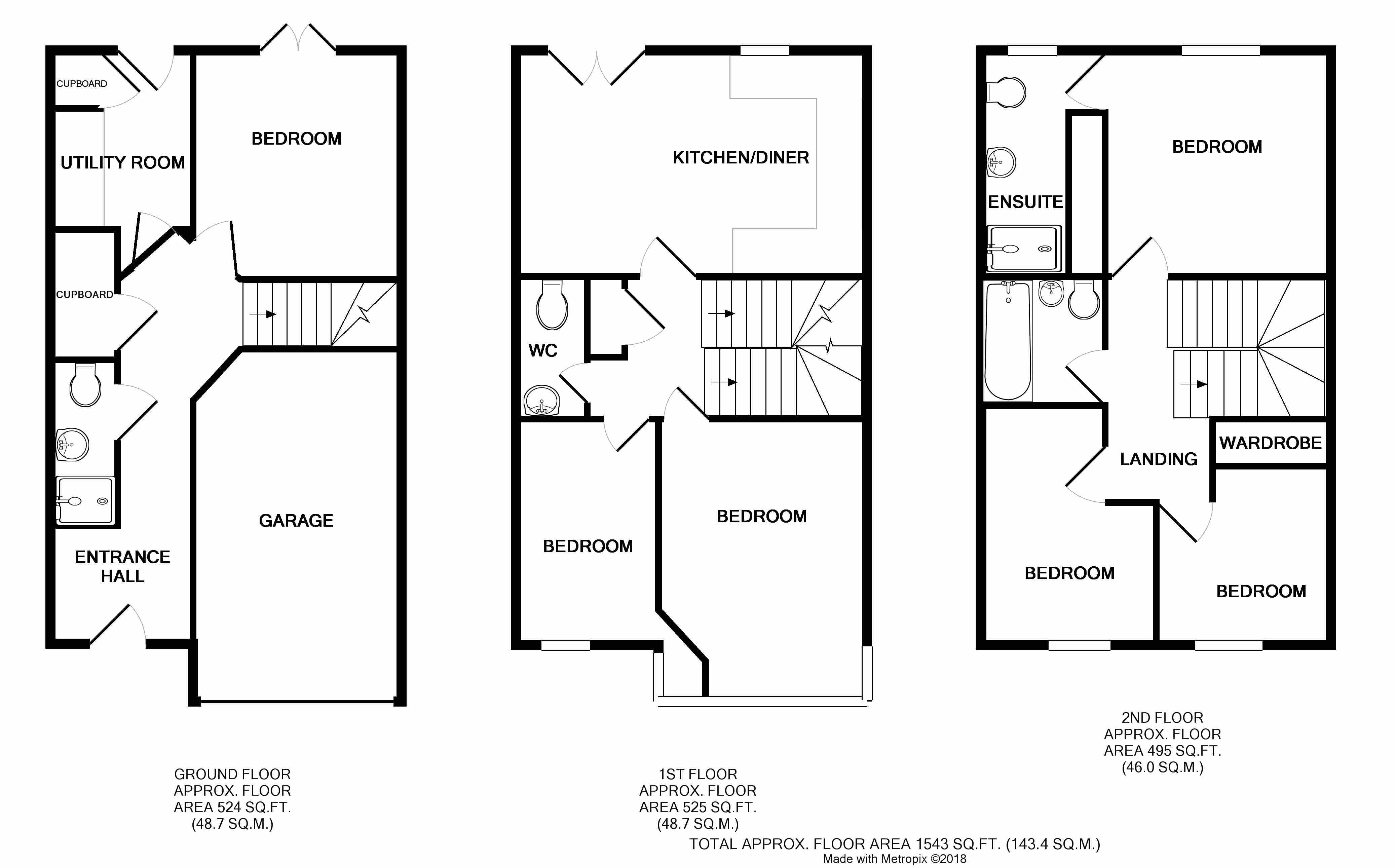 Hatton Road, Bristol floorplan