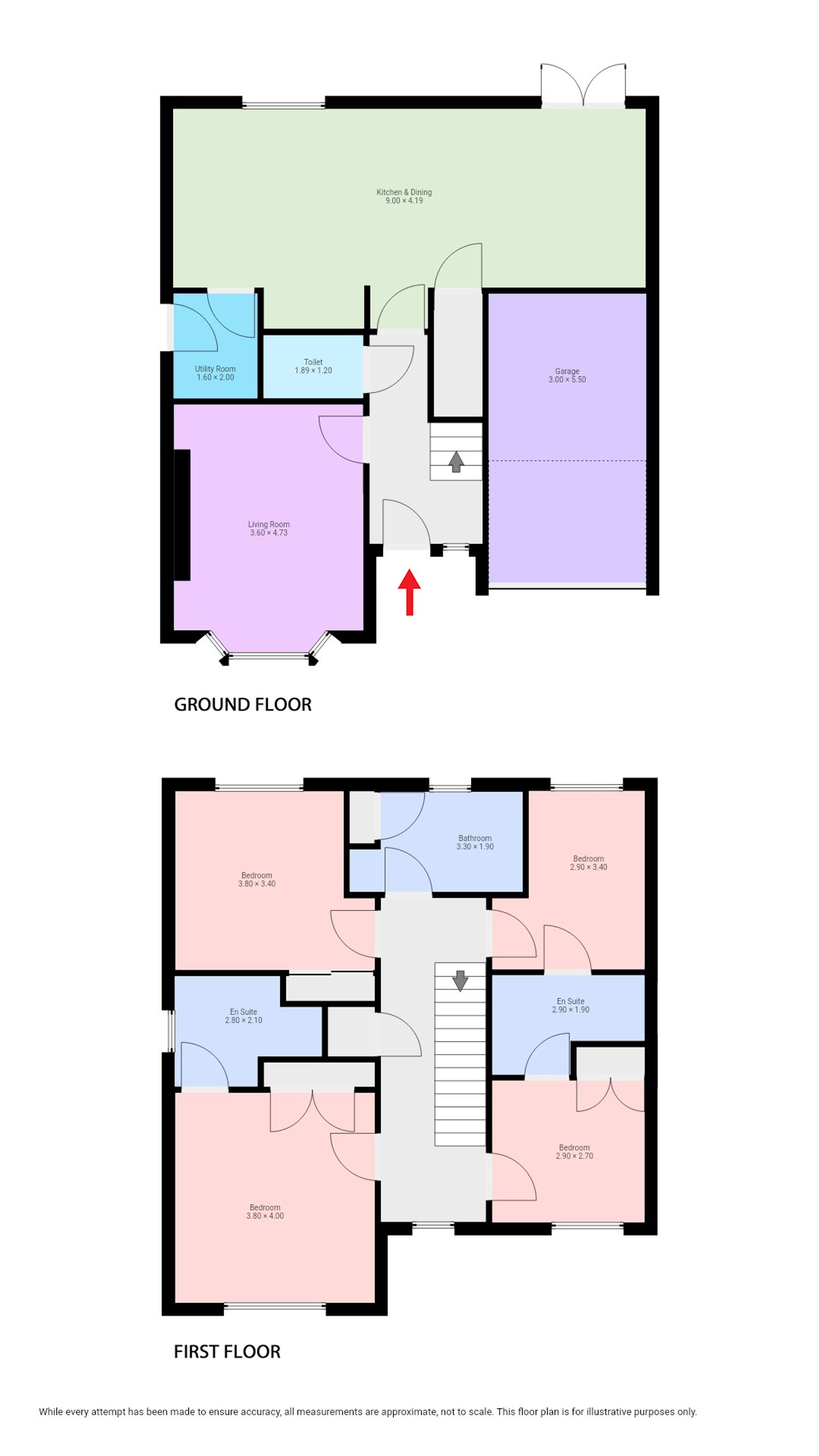2 Rosehall Drive, Glasgow floorplan