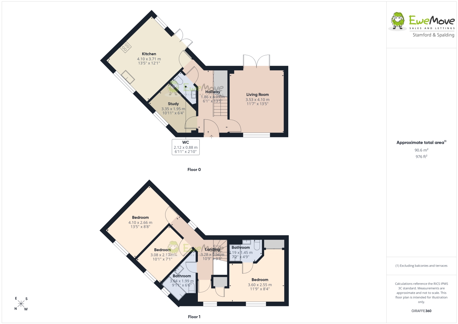 2, Derwent Way, Spalding floorplan