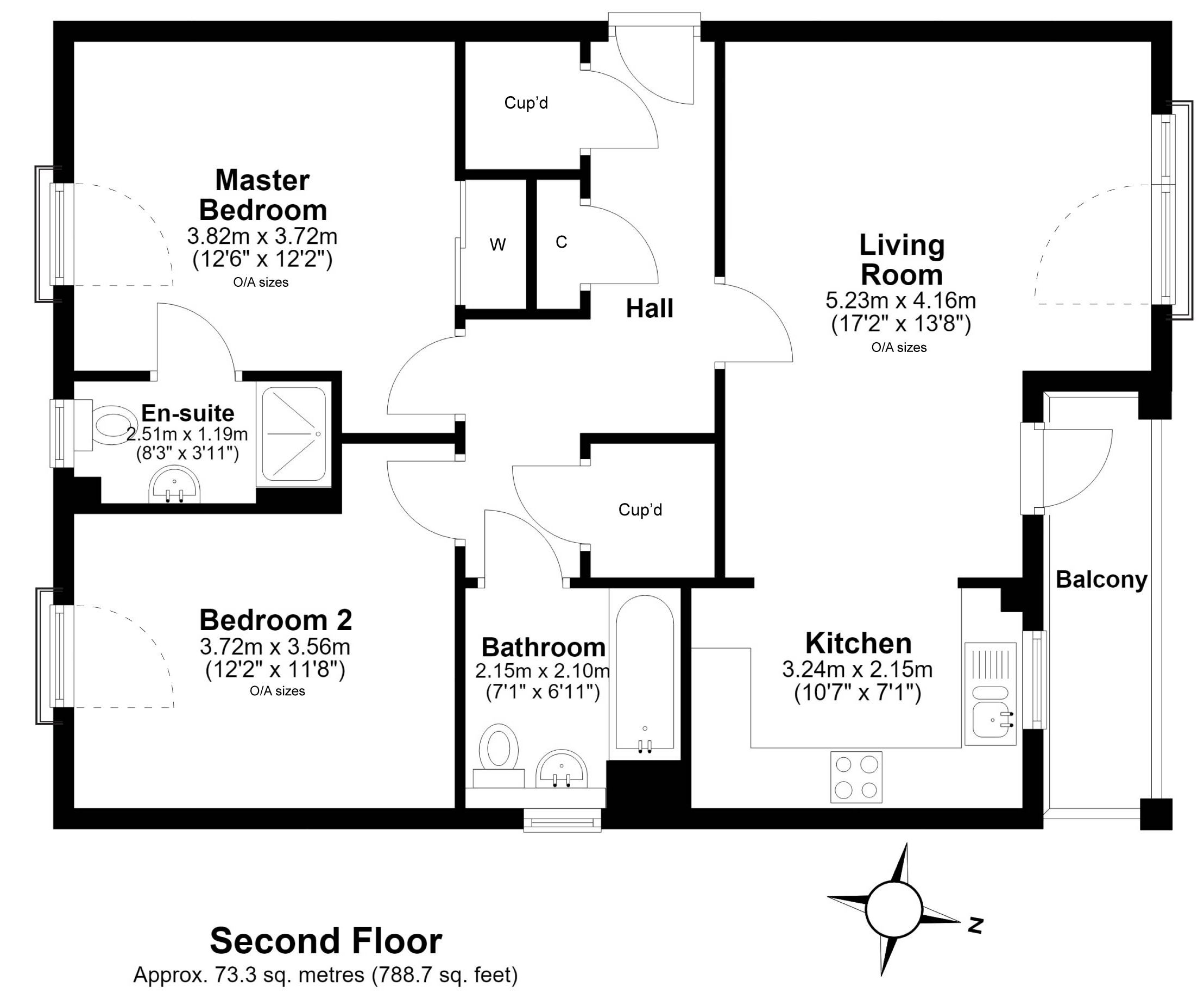 2/5, Tertaglia Street, Edinburgh floorplan