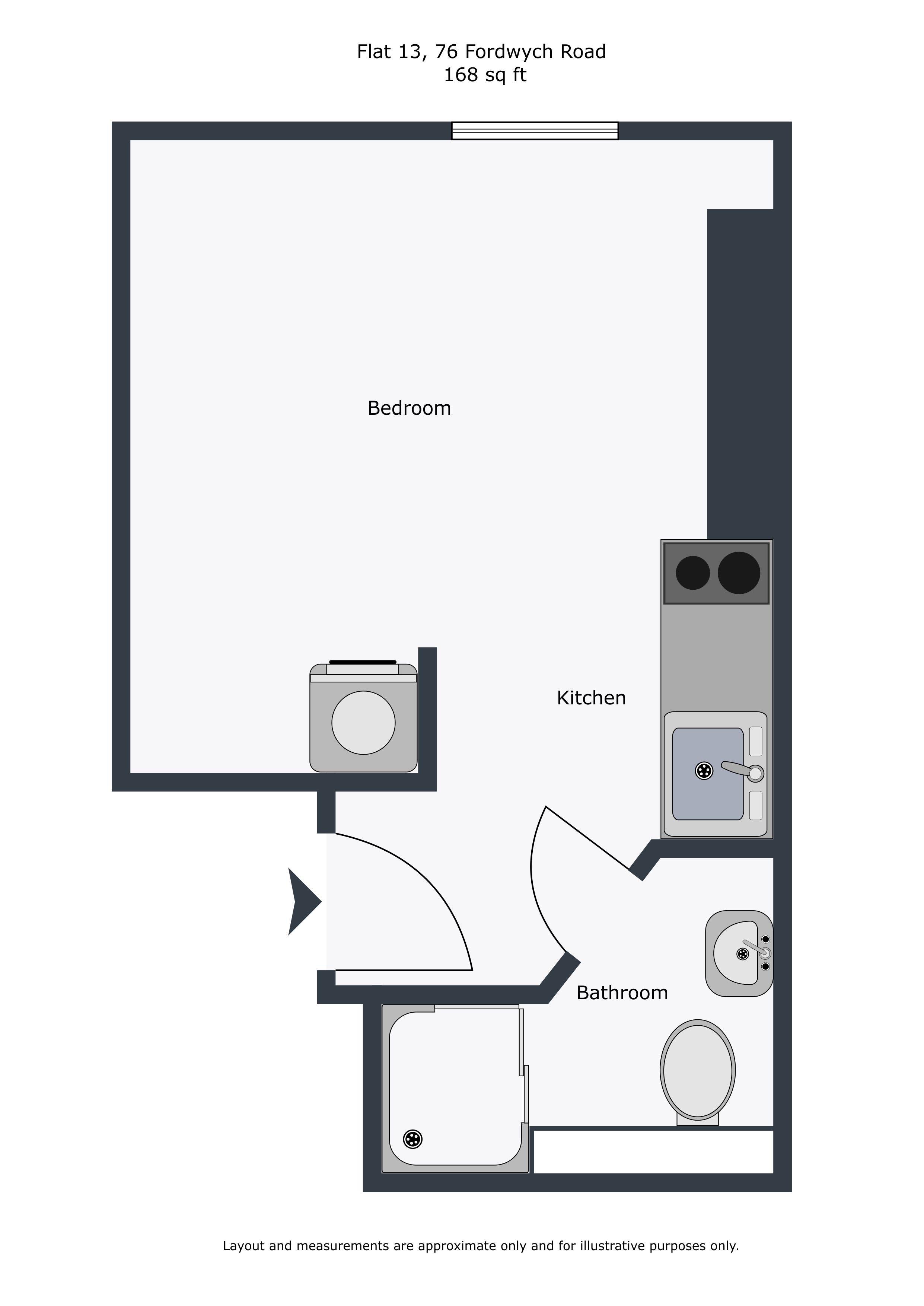 0 Bedrooms Studio to rent in 76, Fordwych Road, London NW2