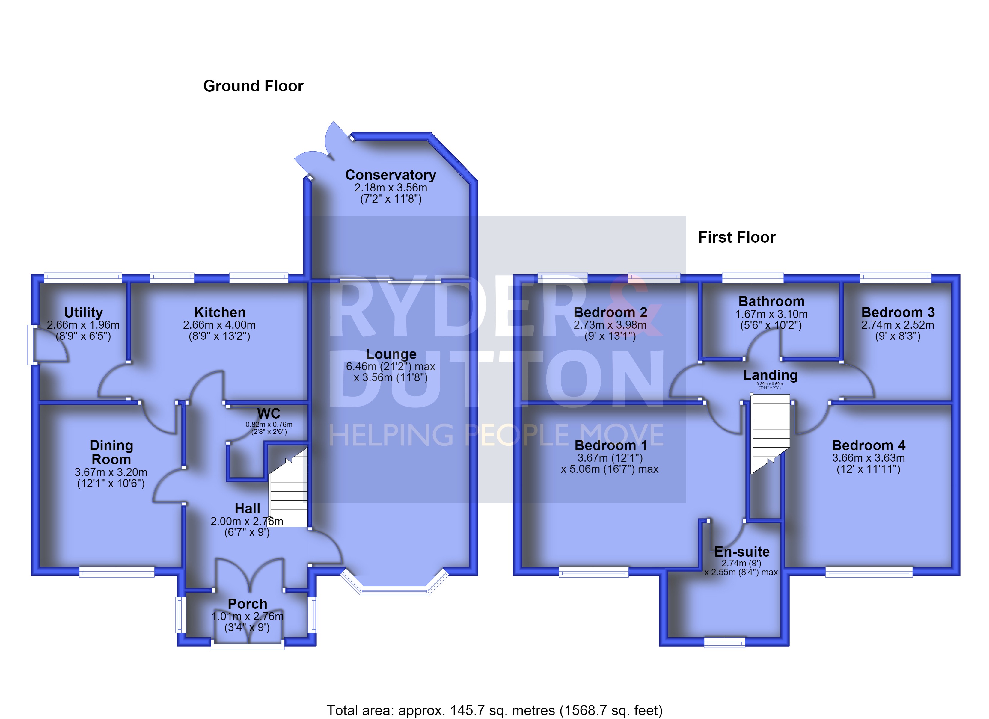 12, Keats Avenue, Rochdale floorplan