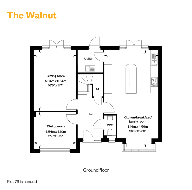 75, cala Homes, Banbury Road, Chipping Norton, Ox7 5Sx floorplan