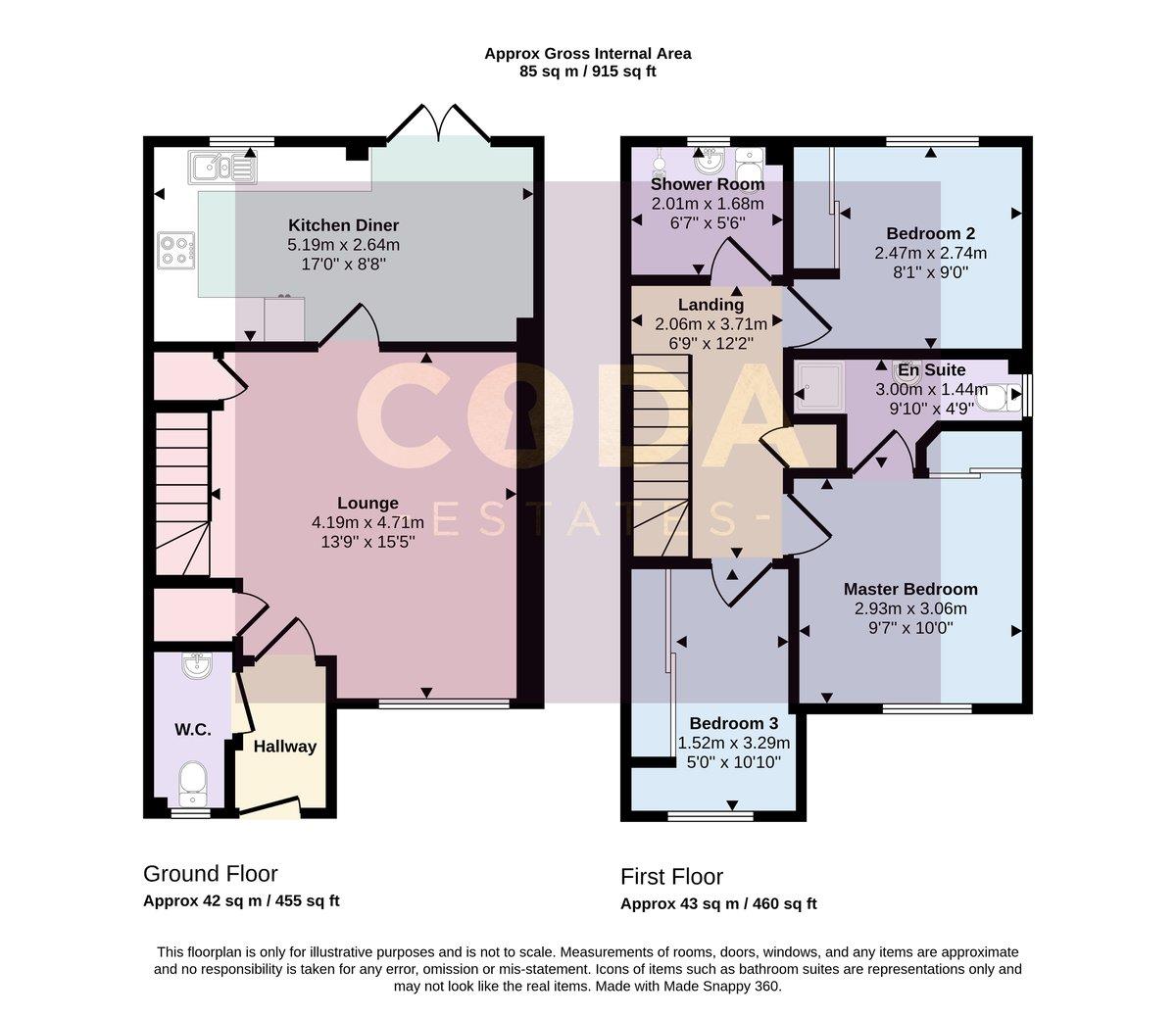 16, Shira Avenue, Glasgow floorplan