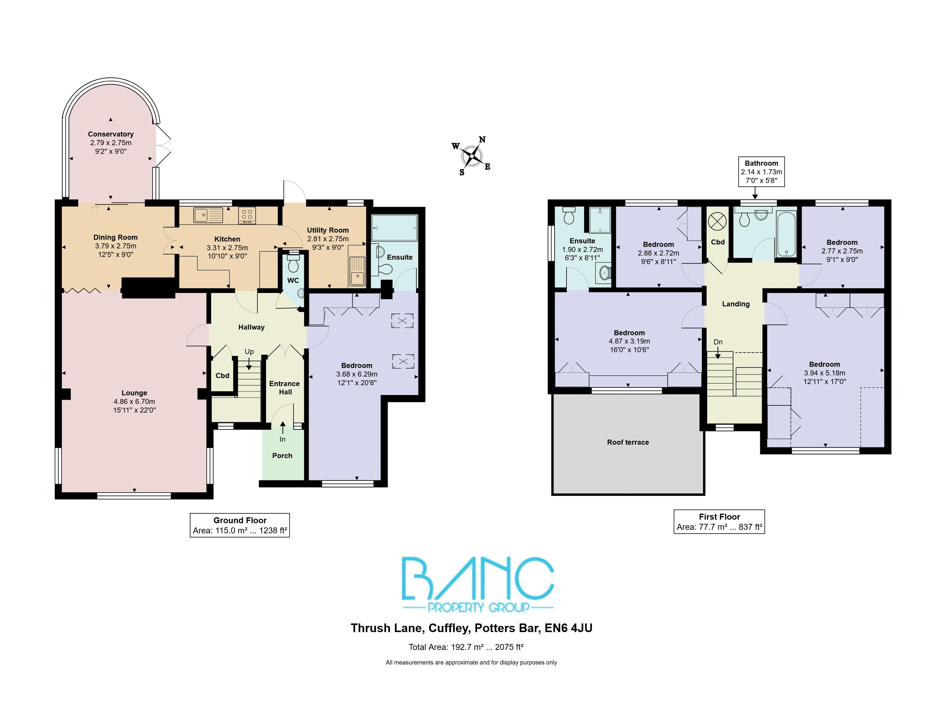 9, Thrush Lane, Cuffley floorplan