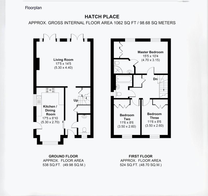 3 Hatch Place, Lower Road, Cookham floorplan