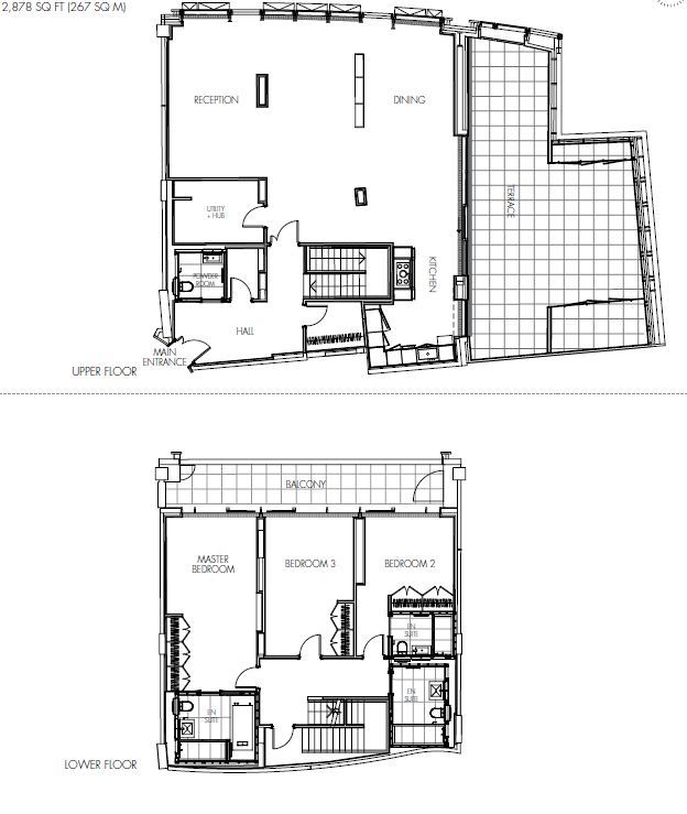 Park House Apartments, Mayfair floorplan