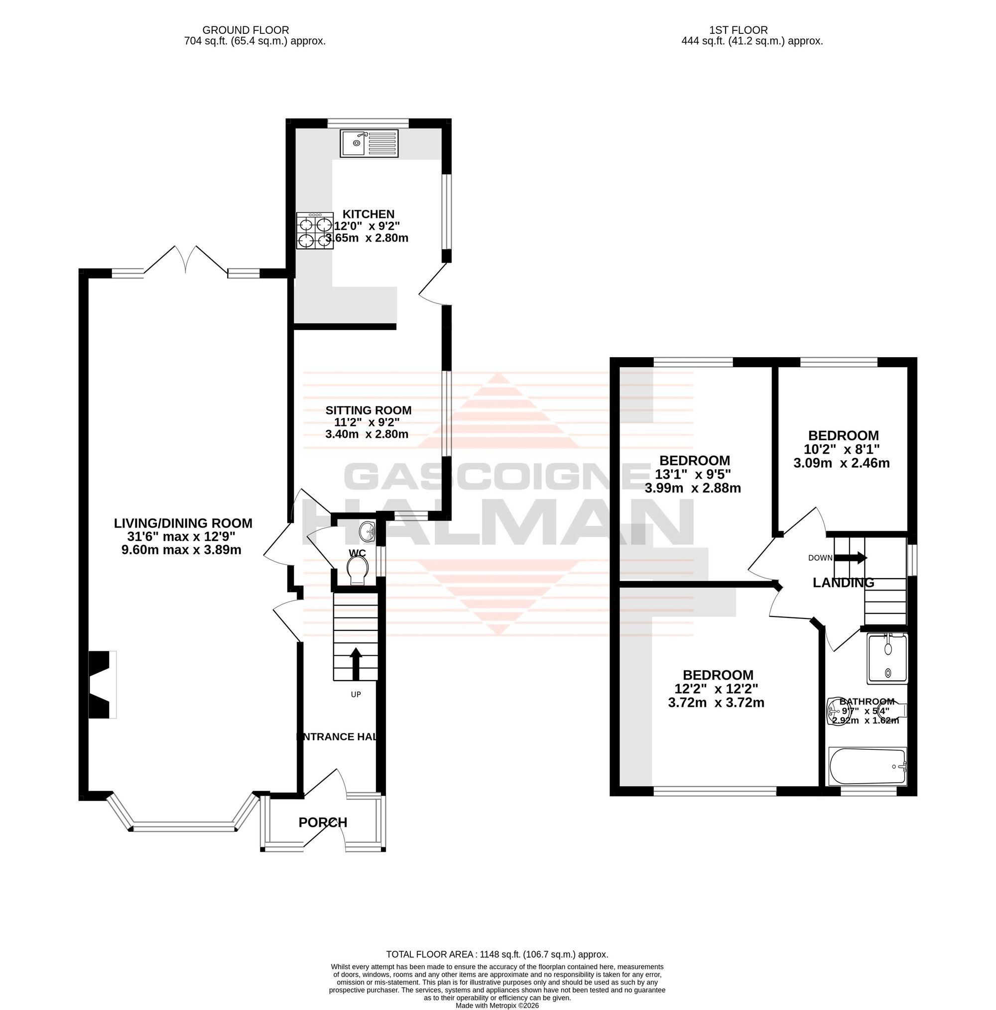 3 Milton Grove, Sale floorplan