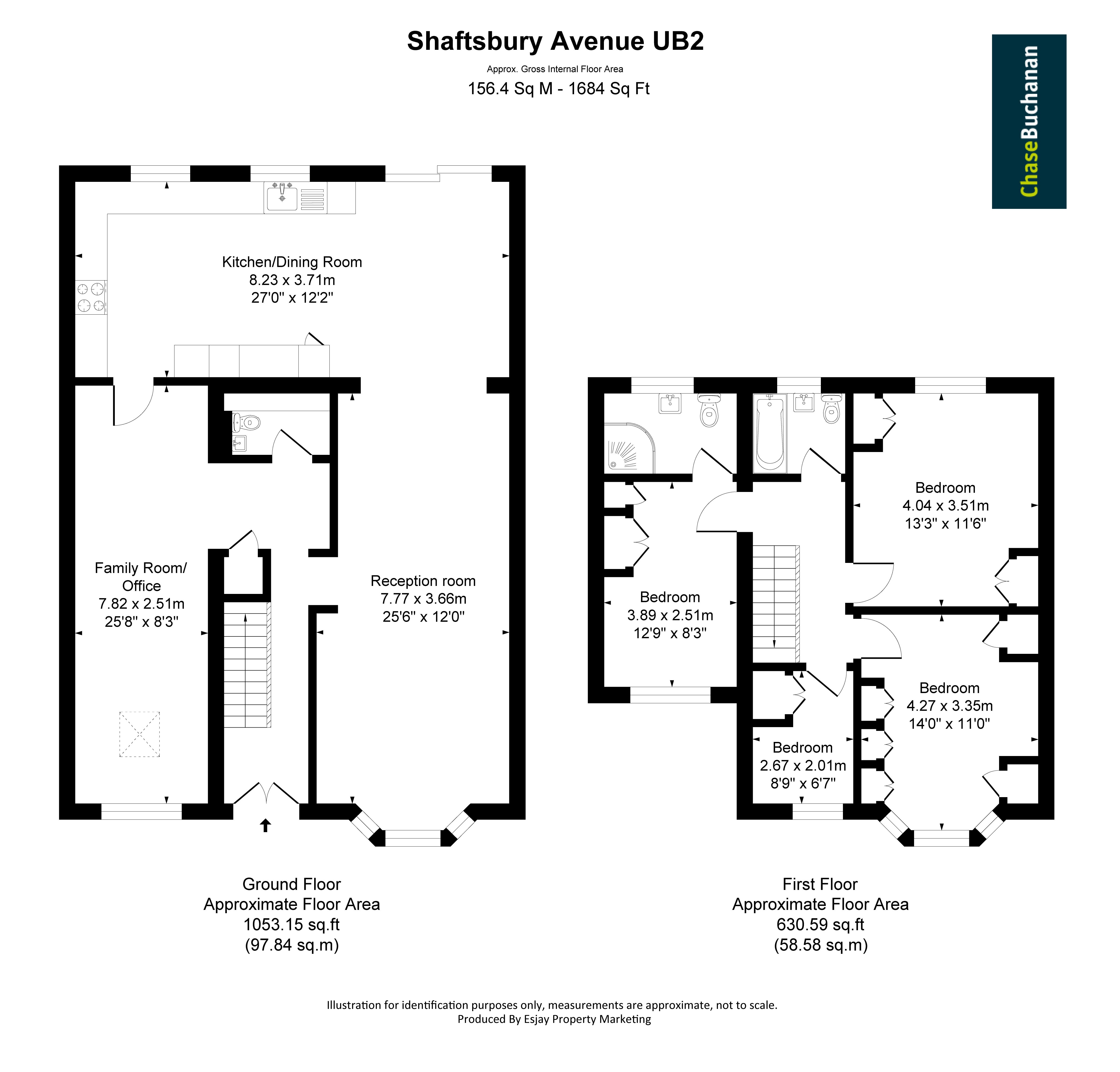47, Shaftesbury Avenue, Norwood Green floorplan