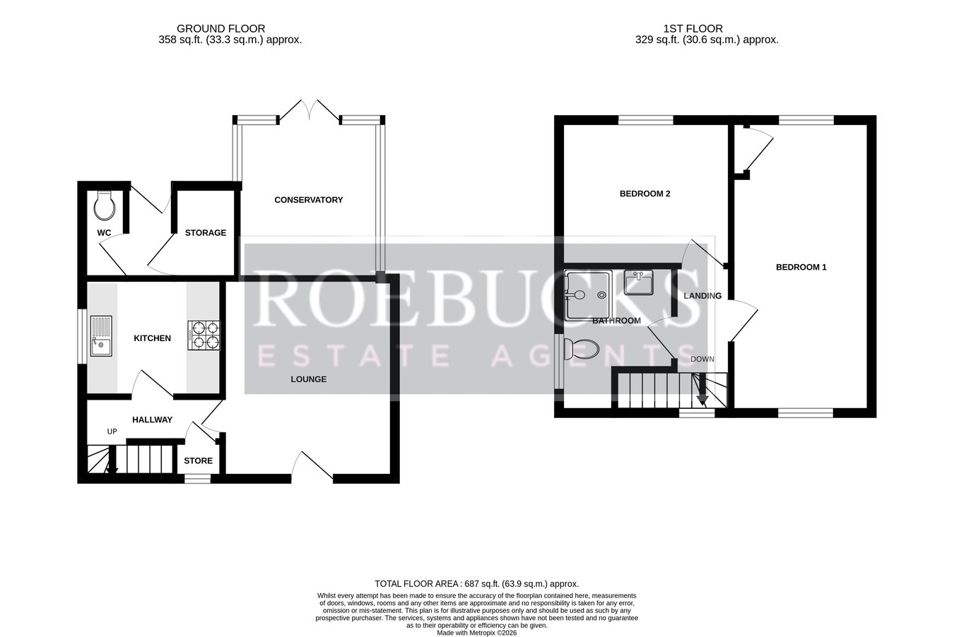 63, Masters Road, Sheffield floorplan