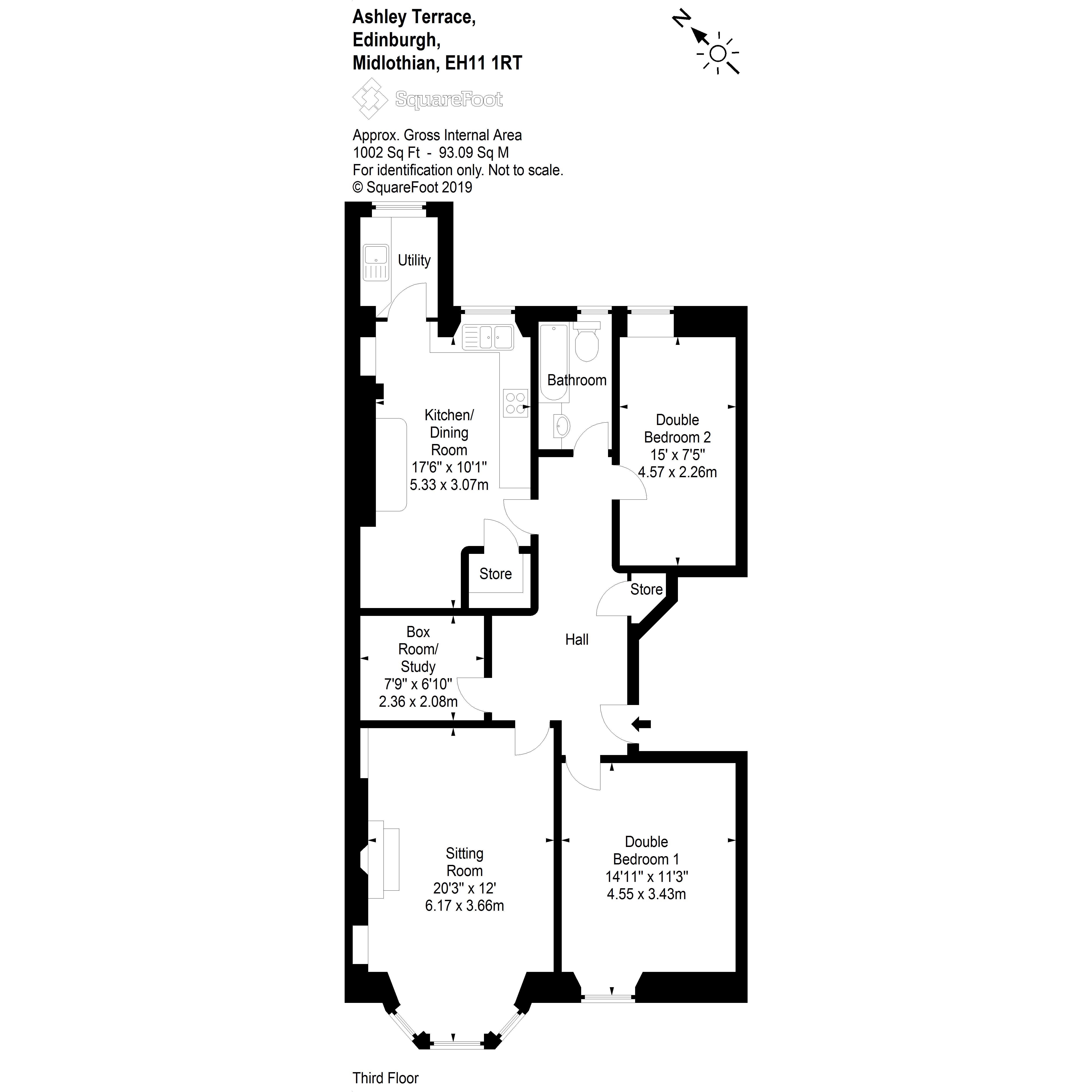 2 Bedrooms Flat for sale in Ashley Terrace, Edinburgh EH11