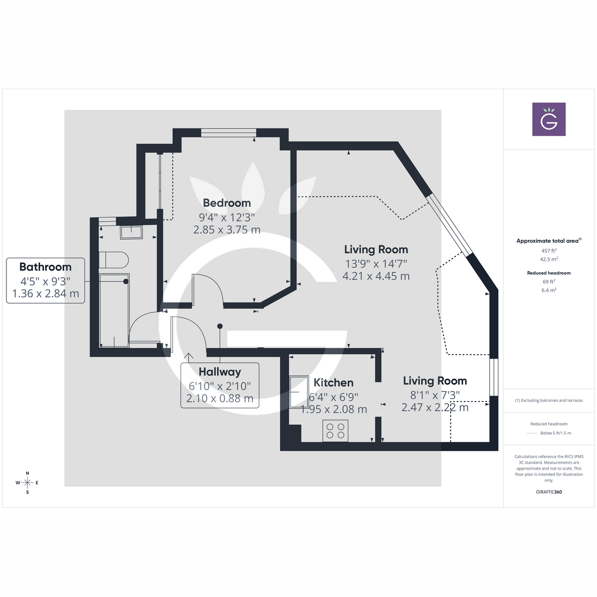 Flat Flat 10, Bell Court, Wargrave Road, Reading floorplan