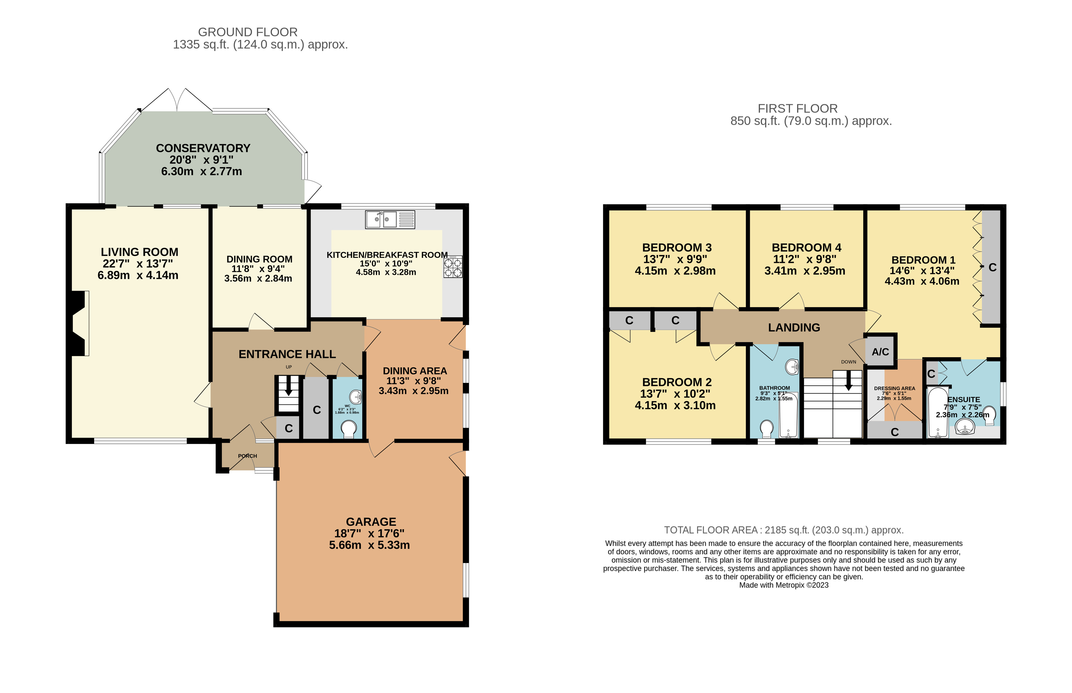 Longbourn,, Huish Champflower, Taunton floorplan