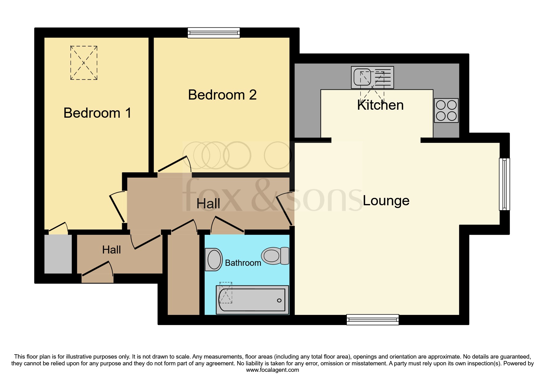Flat 5, Holly Court, Station Road, FERNDOWN floorplan