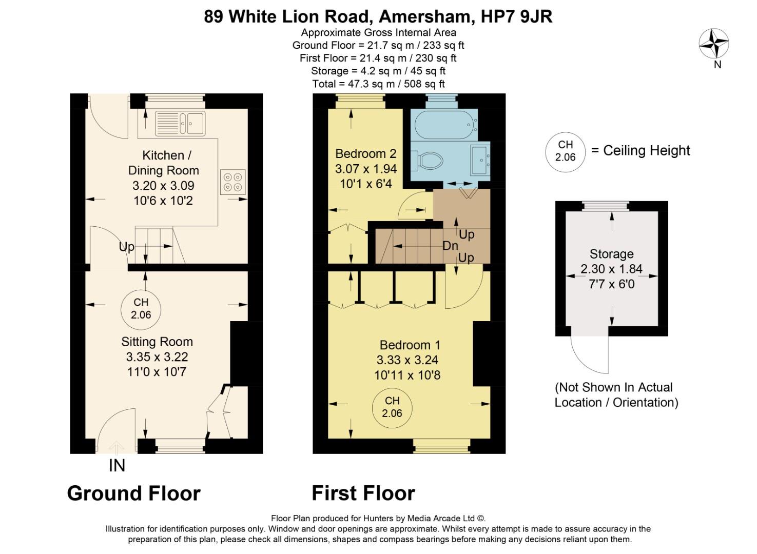 89, White Lion Road, Amersham floorplan