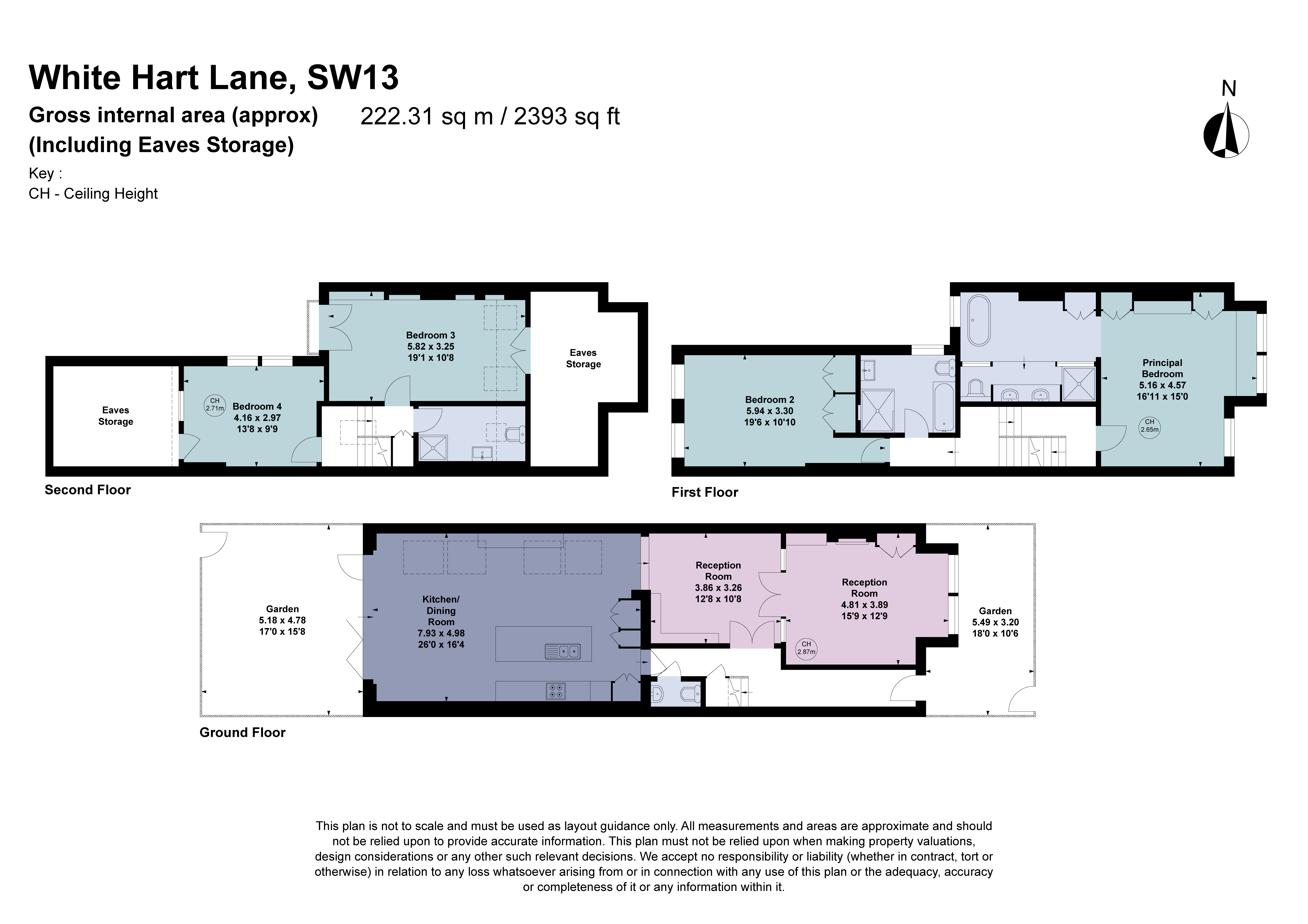 18, White Hart Lane, London floorplan