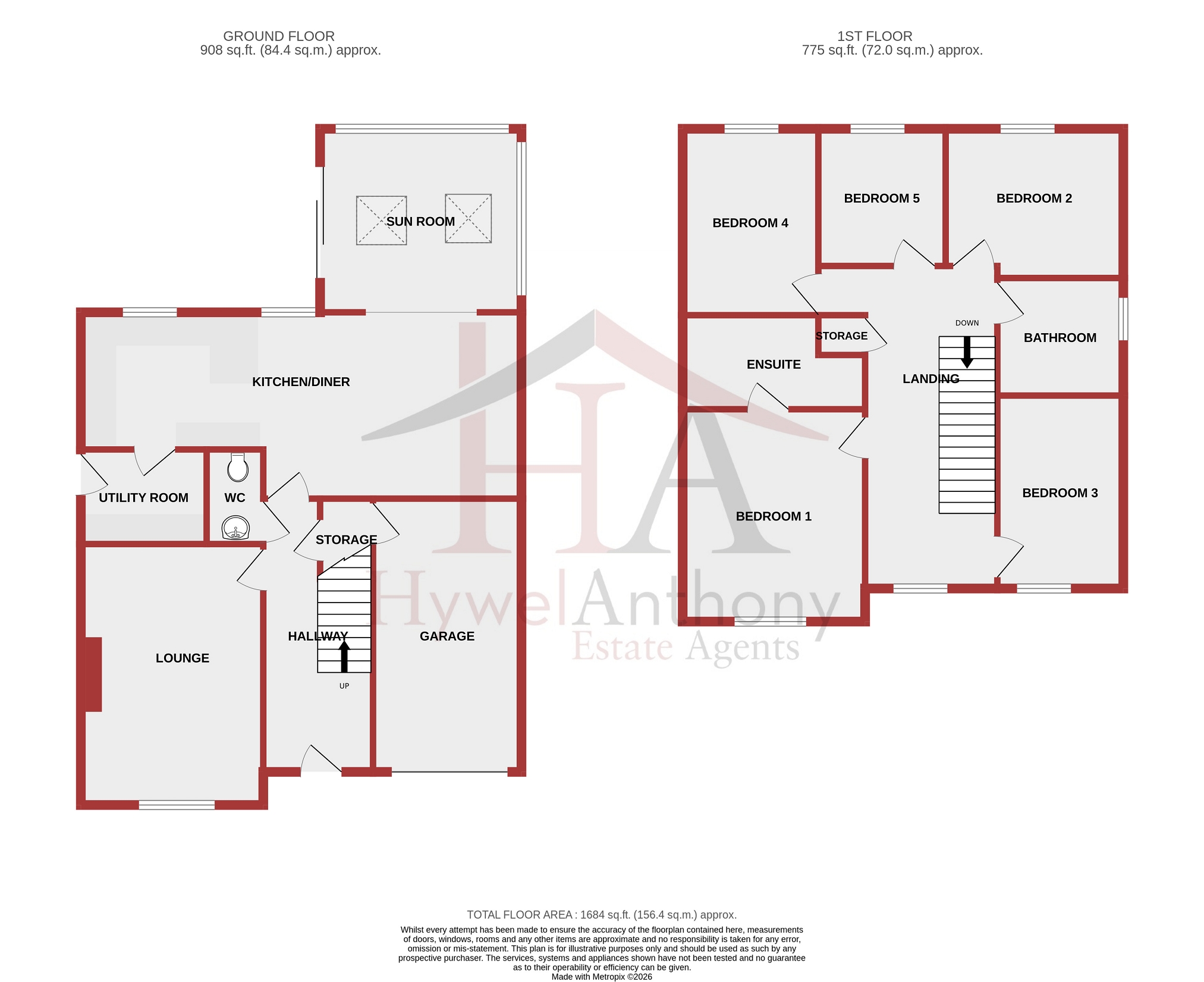 62, Clos Rhys Meureg, Capel Llanilltern floorplan