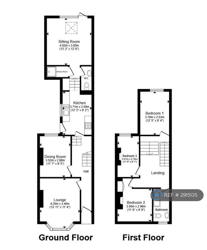 Priory Road, Southampton floorplan