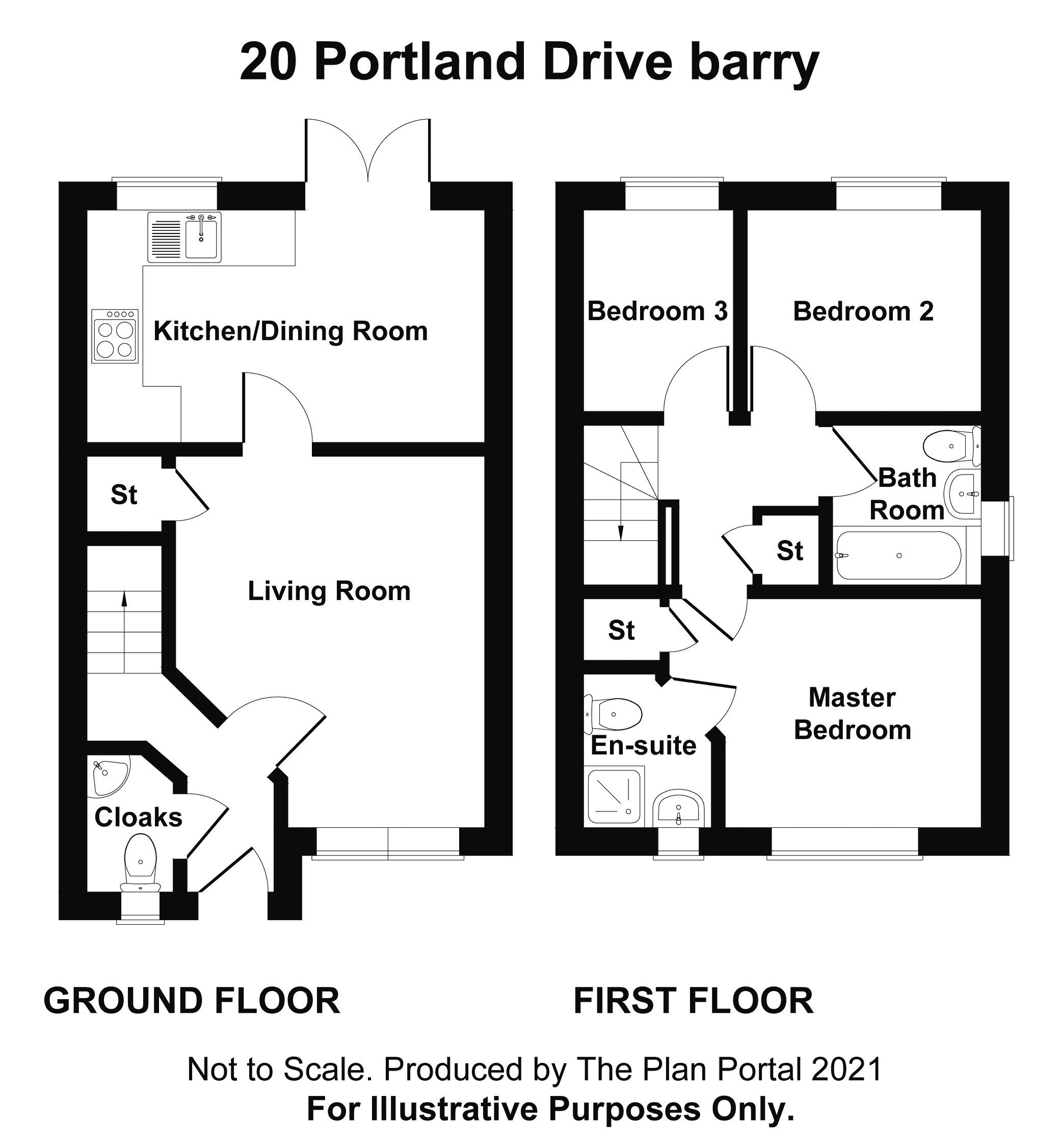 Portland Drive, Barry CF62, 3 bedroom terraced house for sale