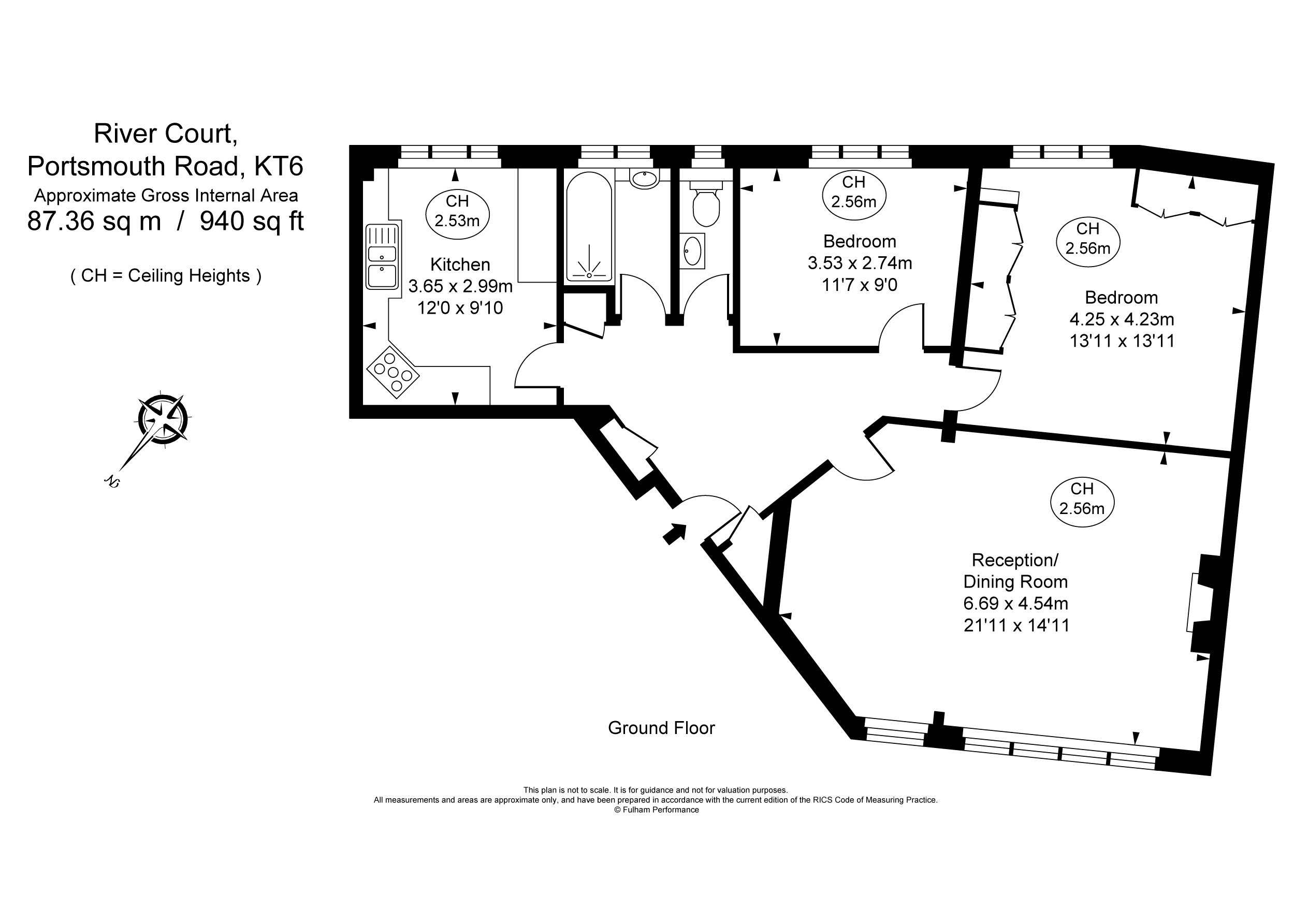 9 River Court, Portsmouth Road, Surbiton floorplan
