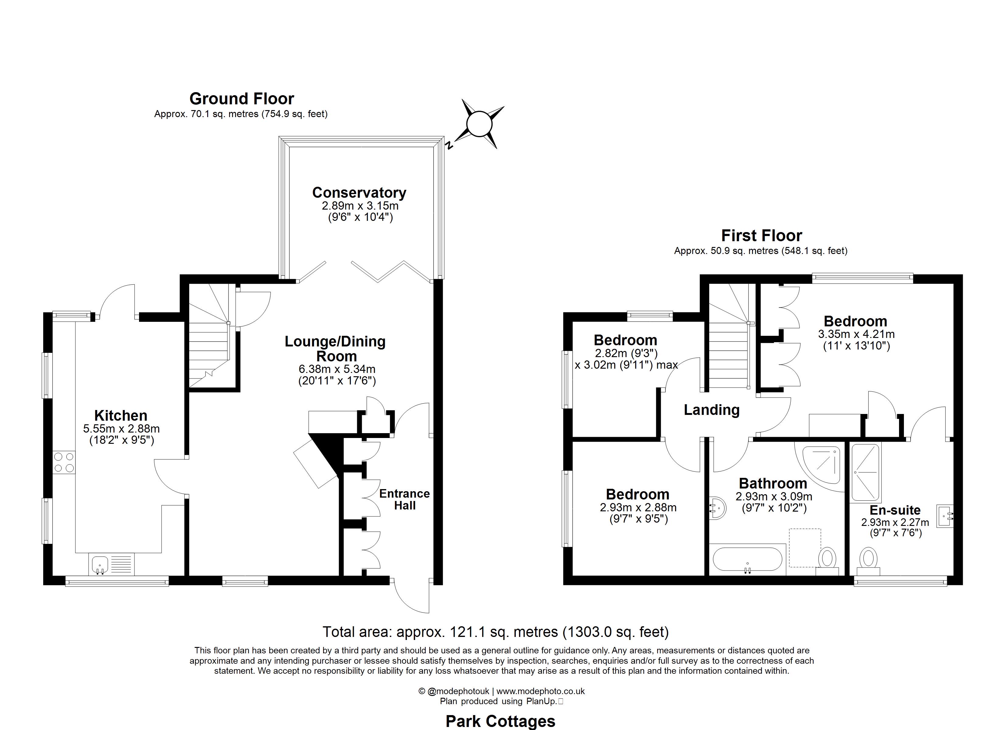 1 Park Cottages, Chelmsford Road, CHELMSFORD floorplan