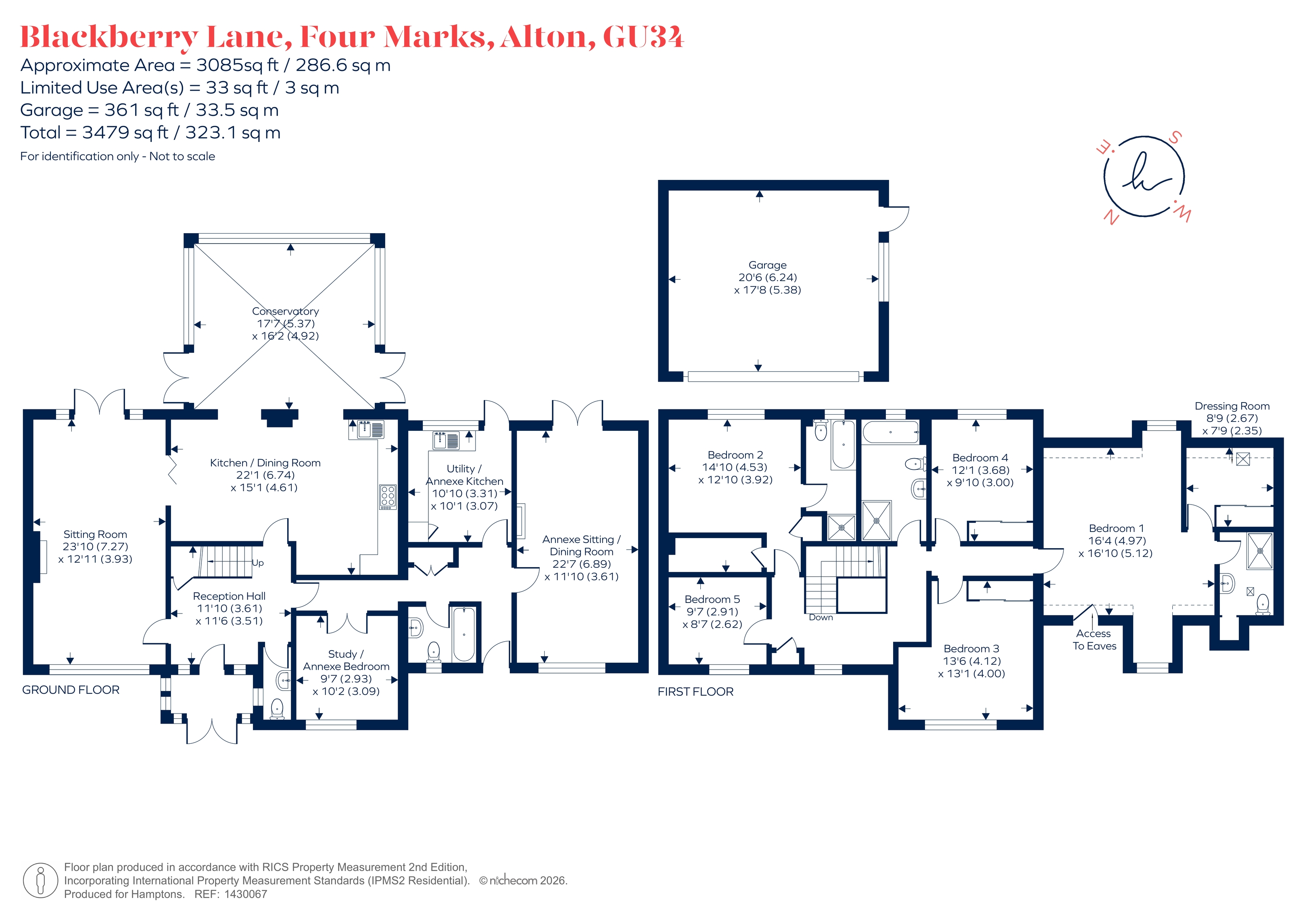 35, Blackberry Lane, Four Marks floorplan
