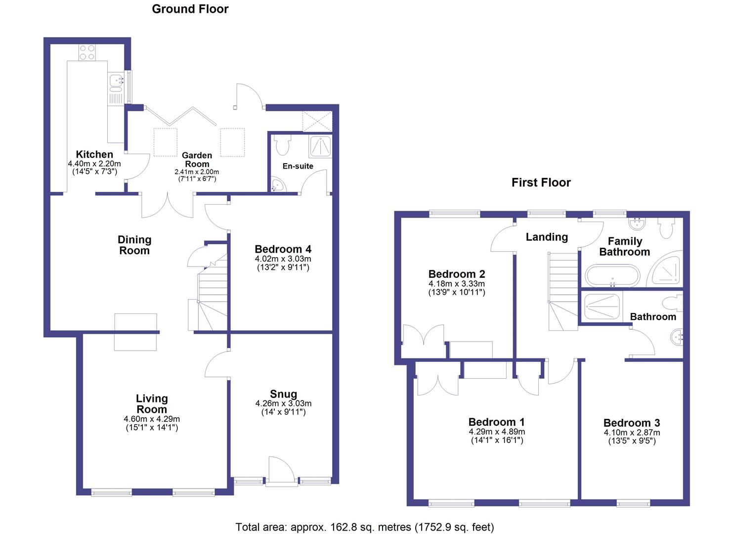 Coombe Rise, Wyke Road, Gillingham floorplan